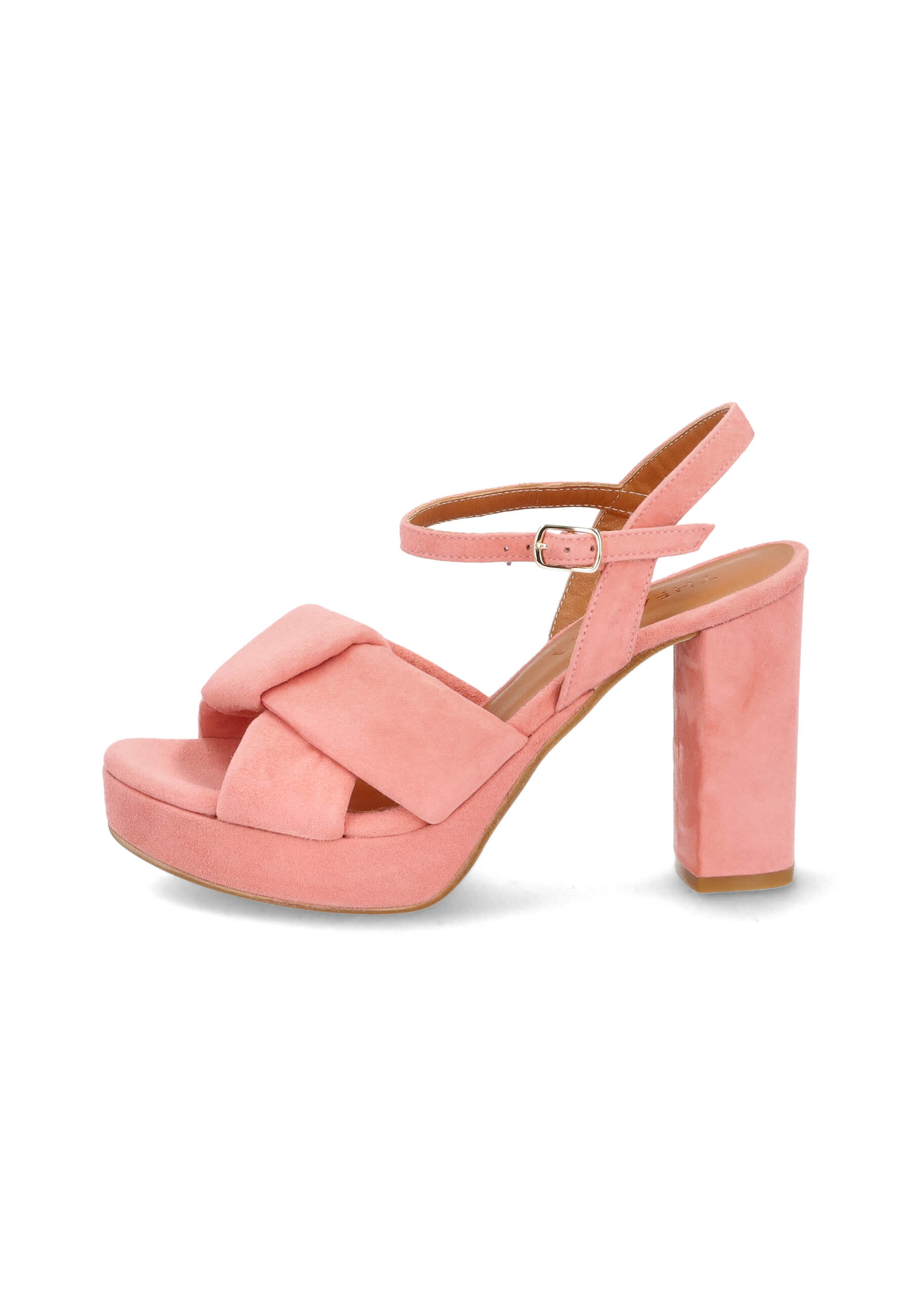 Plateau-Sandalen corallo 100 mm, Bekleidung, Schuhwerk, Schuh, Sandale, Hoher Absatz