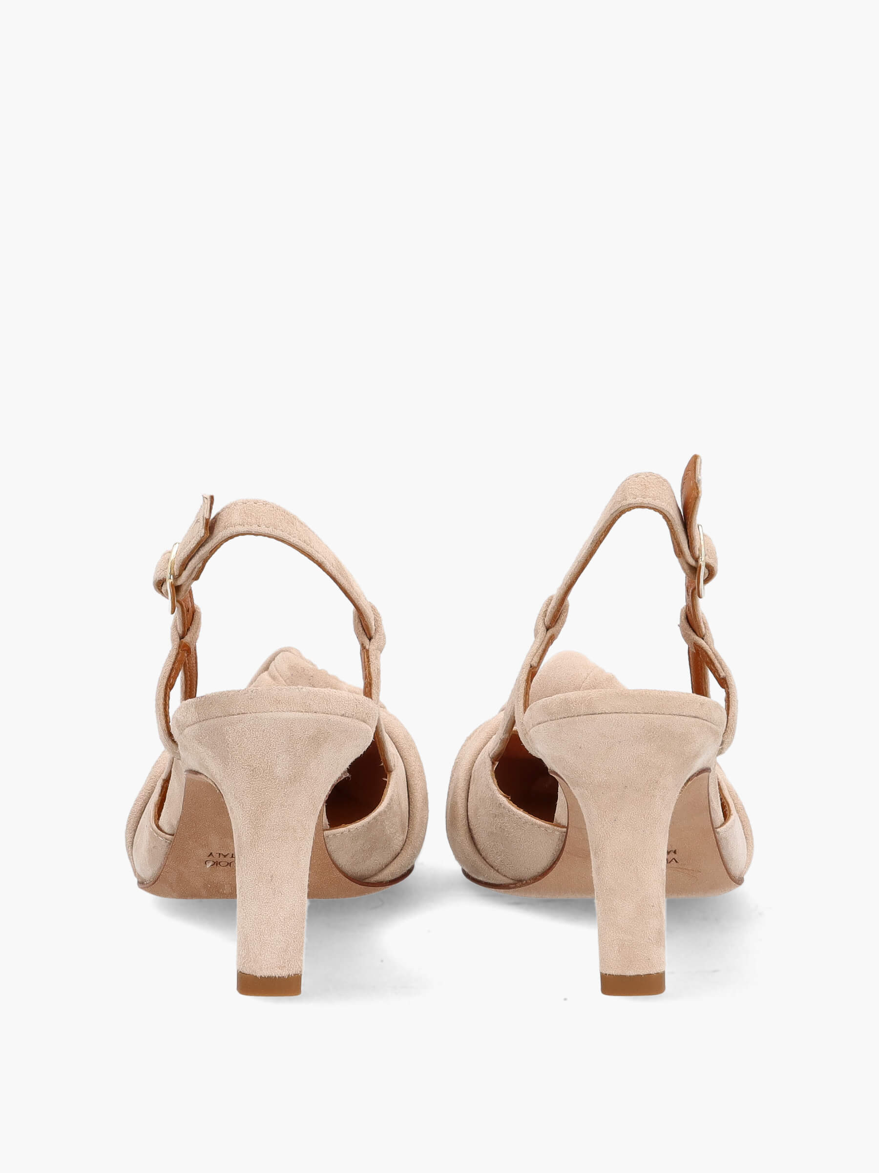 Slingpumps ecru 70 mm, Bekleidung, Schuhwerk, Schuh, Hoher Absatz, Sandale