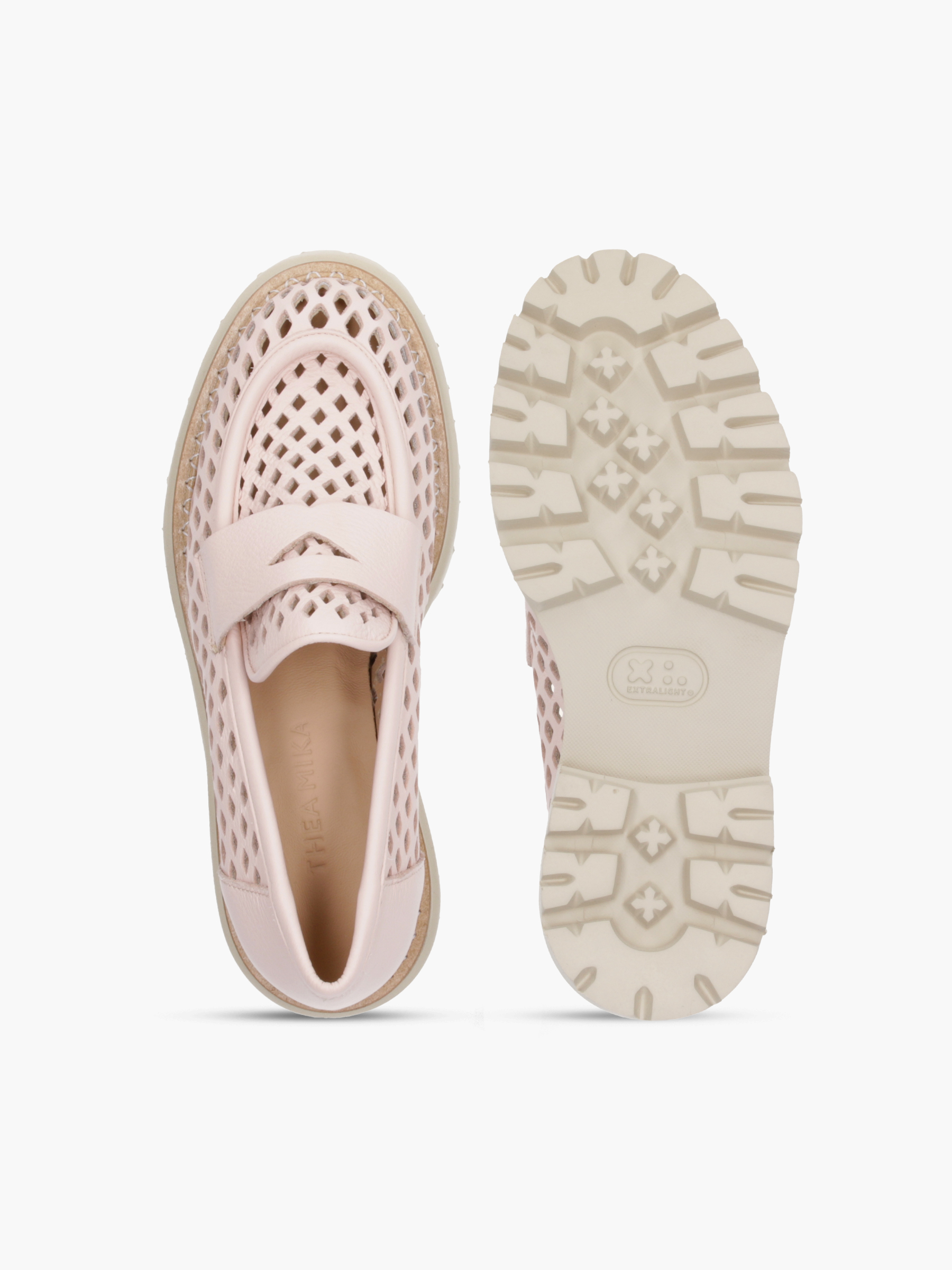 CHIRA Glattleder Rosa, Bekleidung, Schuhwerk, Schuh, Sandale