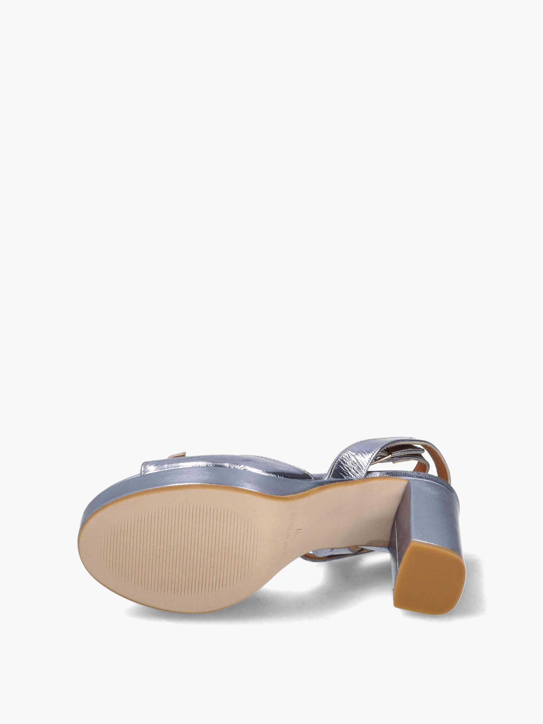 Plateau-Sandalen blau 100 mm, Bekleidung, Schuhwerk, Schuh, Sandale