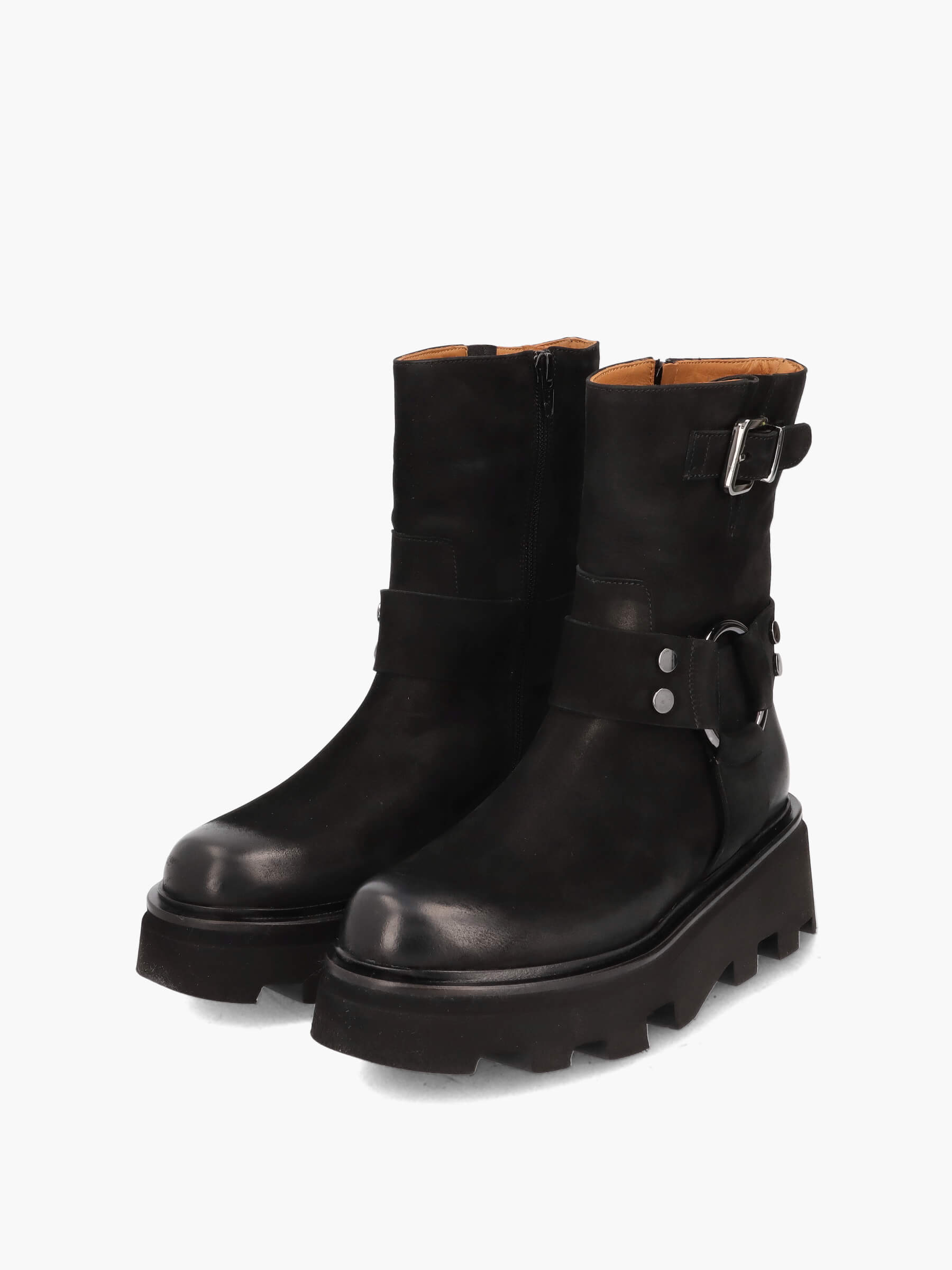 Stiefeletten-schwarz-TM7377Z-0007-0001-Thea-Mika_2_BM Stiefeletten schwarz, Bekleidung, Schuhwerk, Schuh, Stiefel
