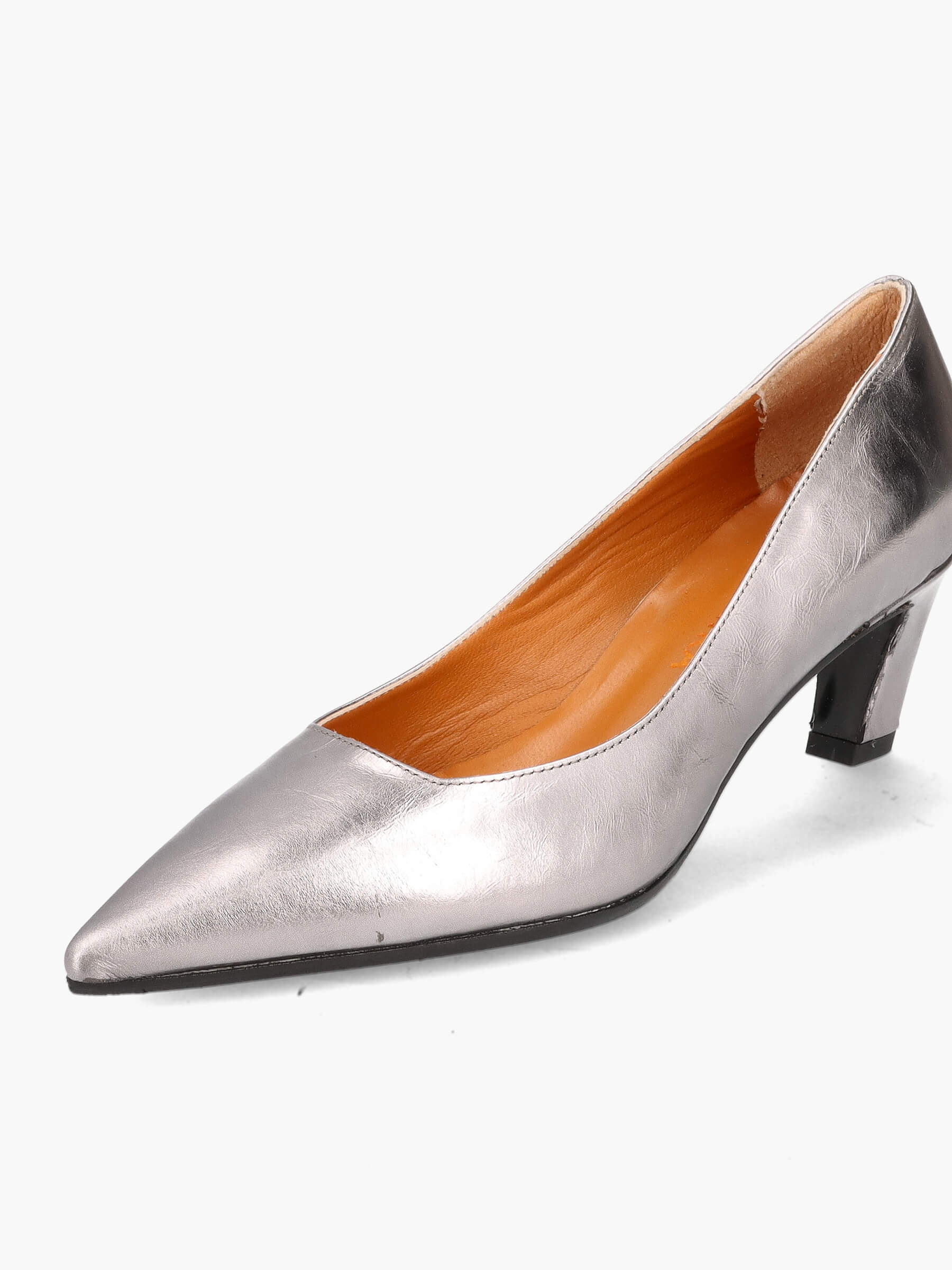 Pumps silber 50 mm, Bekleidung, Schuhwerk, Schuh, Hoher Absatz
