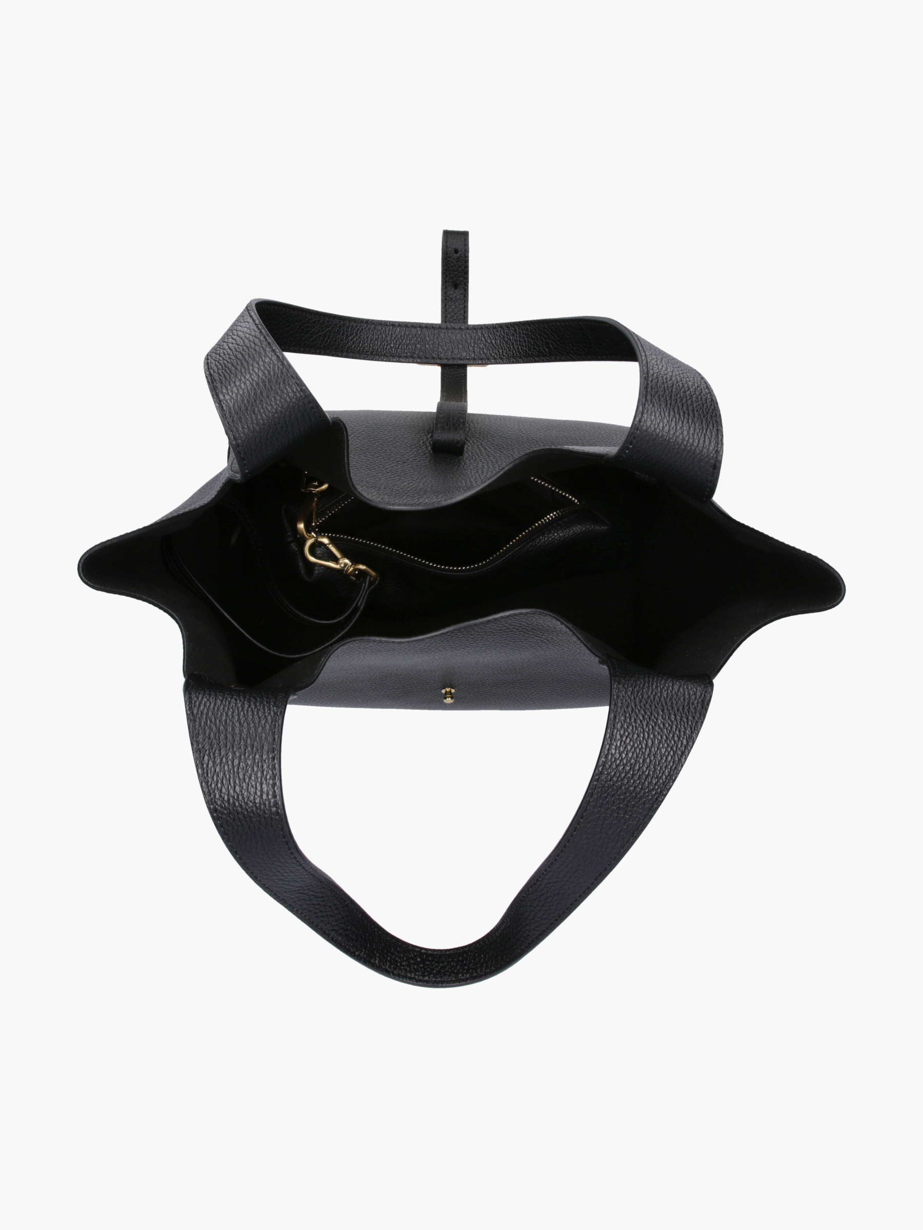 Lilou Kalbsleder Schwarz, Zubehor, Tasche, Handtasche, Gurt, Riemen