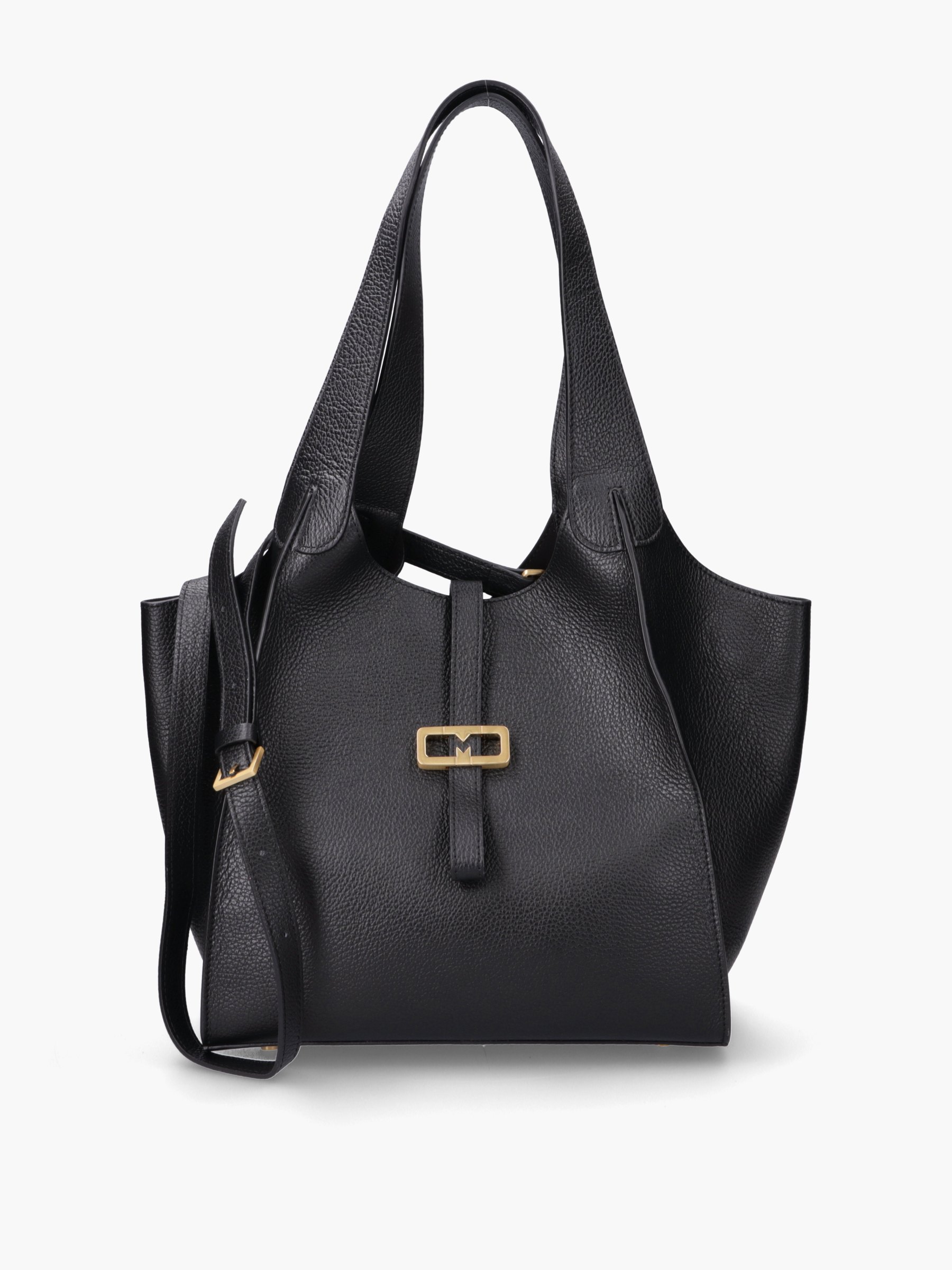 Lilou Kalbsleder Schwarz, Tasche, Zubehör, Handtasche, Tragetasche, Geldbörse