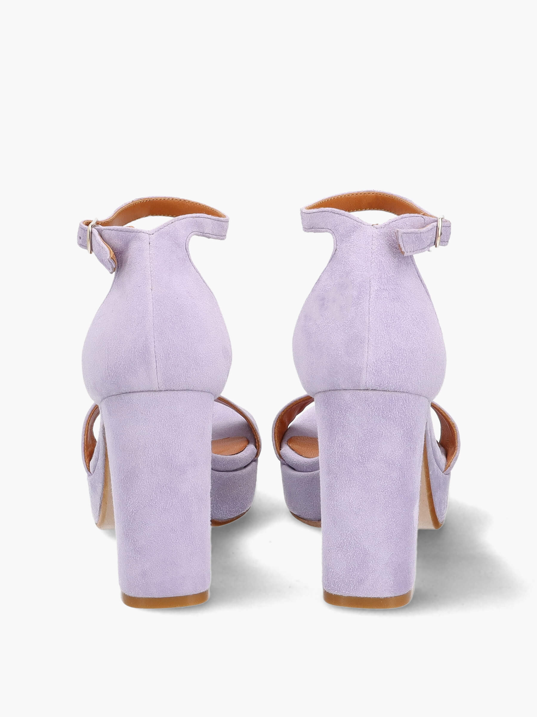 Plateau-Sandalen lila 100 mm, Bekleidung, Schuhwerk, Schuh, Hoher Absatz
