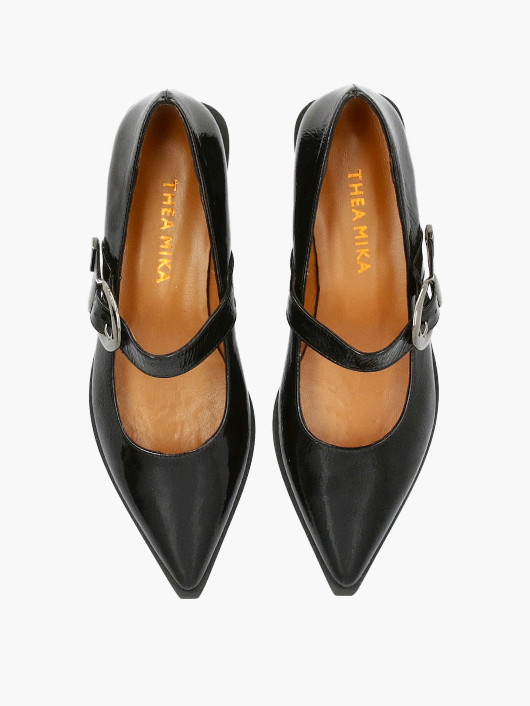 Ballerinas-schwarz-TM9118F-0012-0001-Thea-Mika_5_BM Ballerinas schwarz, Bekleidung, Schuhwerk, Schuh, Hoher Absatz
