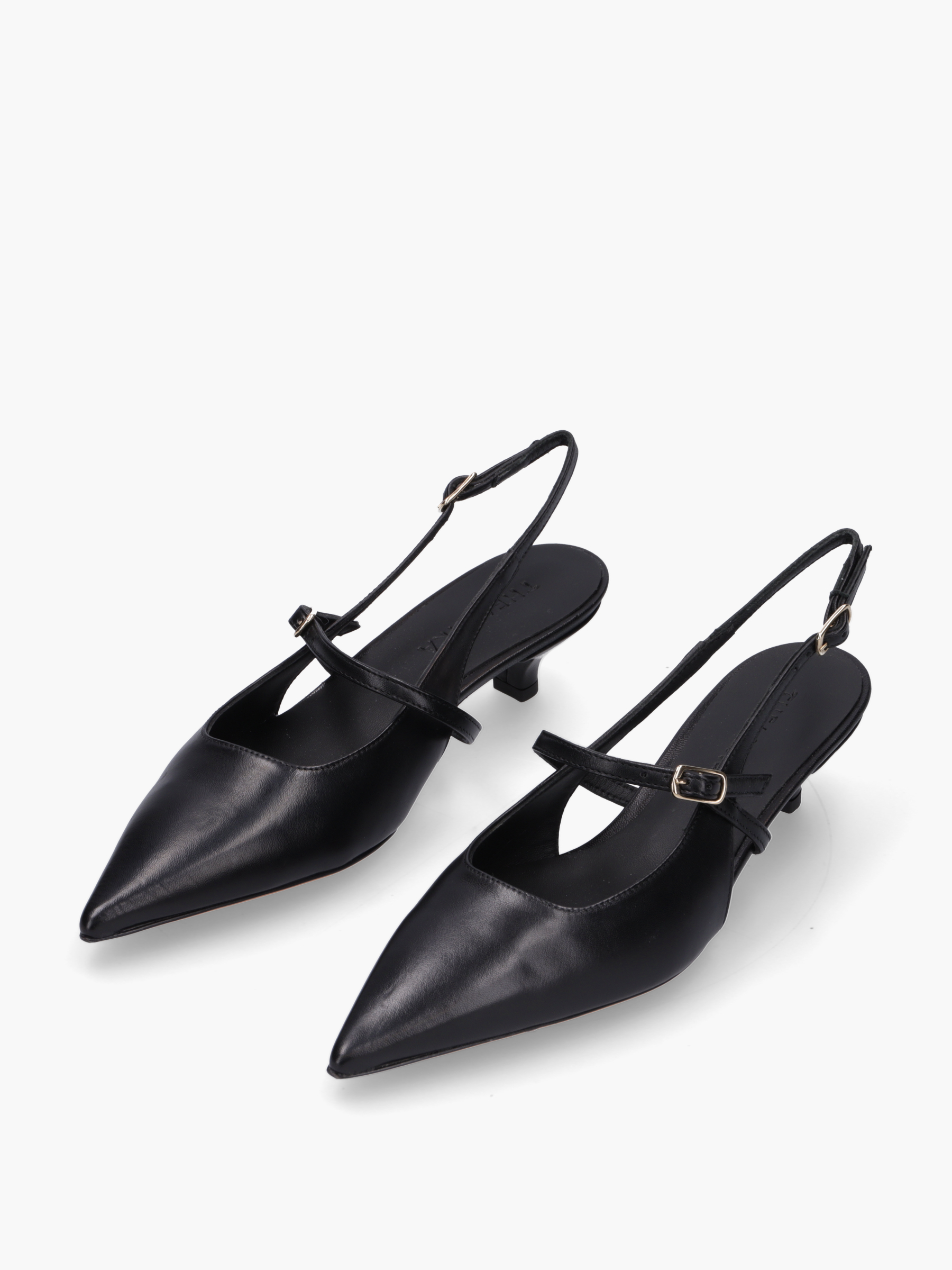 VERA Glattleder schwarz, Bekleidung, Schuhwerk, Sandale, Schuh, Hoher Absatz