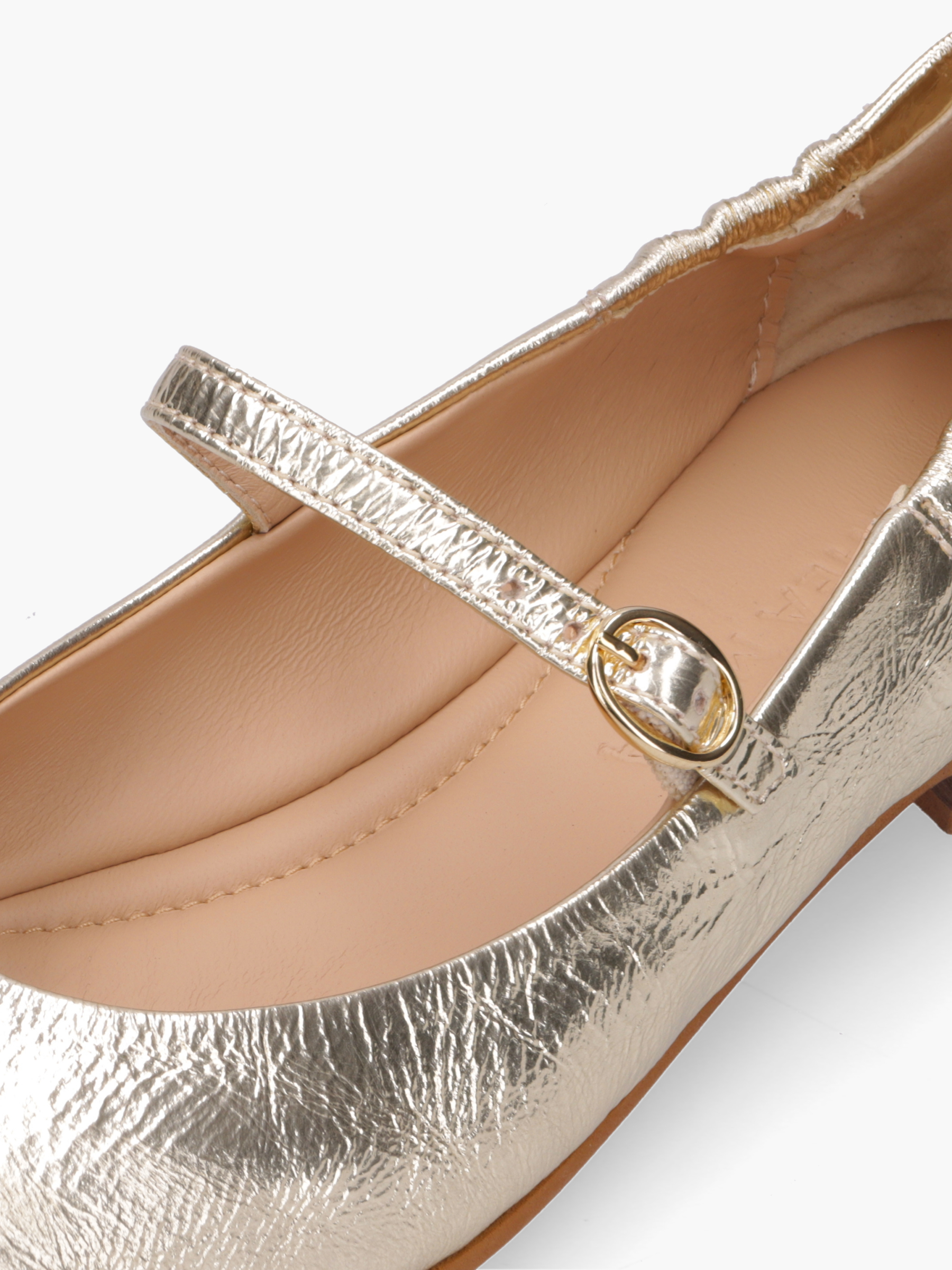 BINTI-Metallic-Leder-Gold-TM09201-0036-0084-Thea-Mika_5_BM BINTI Metallic-Leder Gold, Bekleidung, Schuhwerk, Schuh, Hoher Absatz