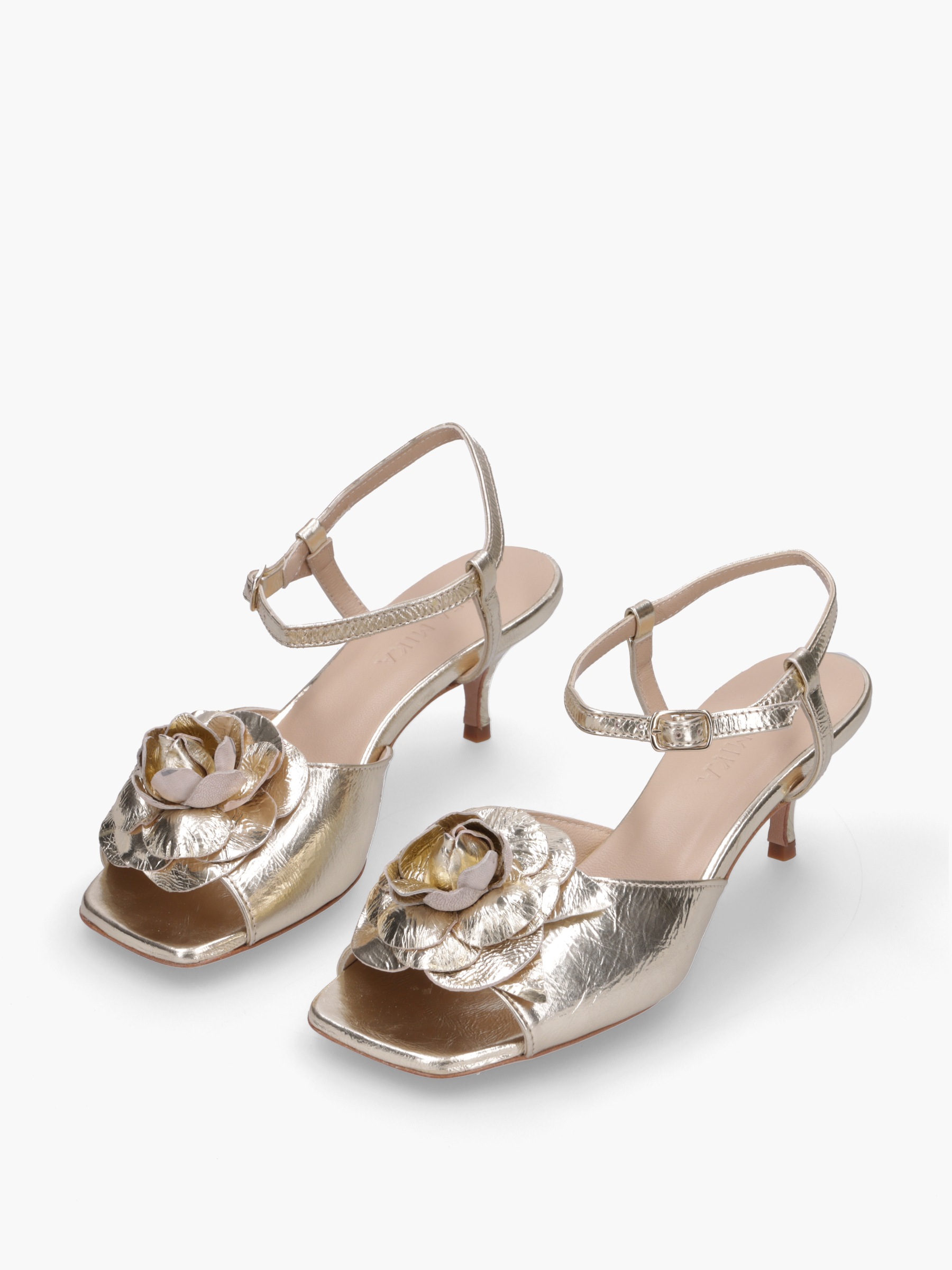 GAARA-Metallic-Leder-Gold-TM0663M-0036-0084-Thea-Mika_8_BM GAARA Metallic-Leder Gold, Bekleidung, Schuhwerk, Sandale, Schuh, Hoher Absatz