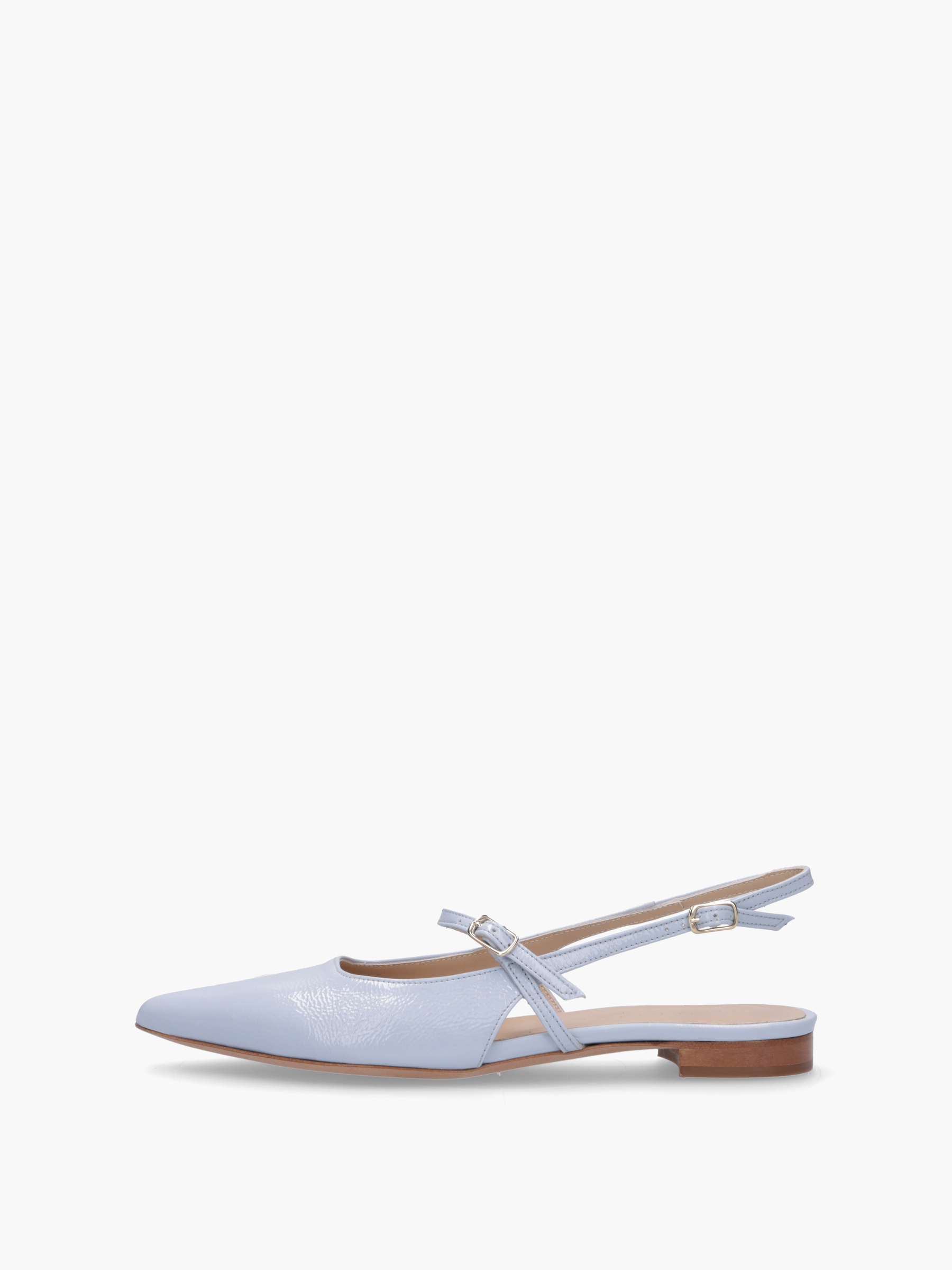 MEGUMI Lackleder Hellblau, Bekleidung, Schuhwerk, Sandale, Schuh, Hoher Absatz