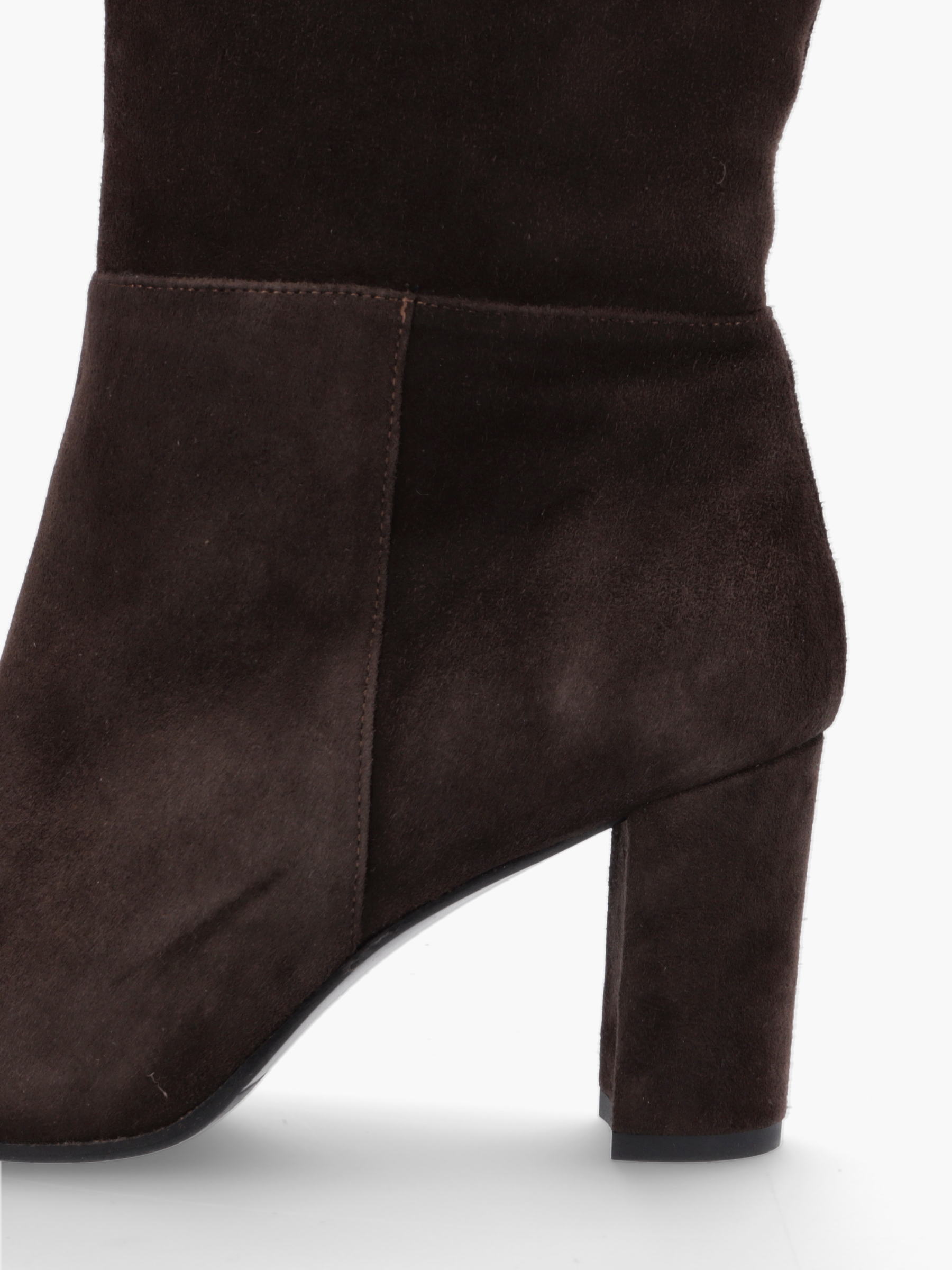 Stiefel braun 70 mm, Bekleidung, Schuhwerk, Schuh, Hoher Absatz, Wildleder