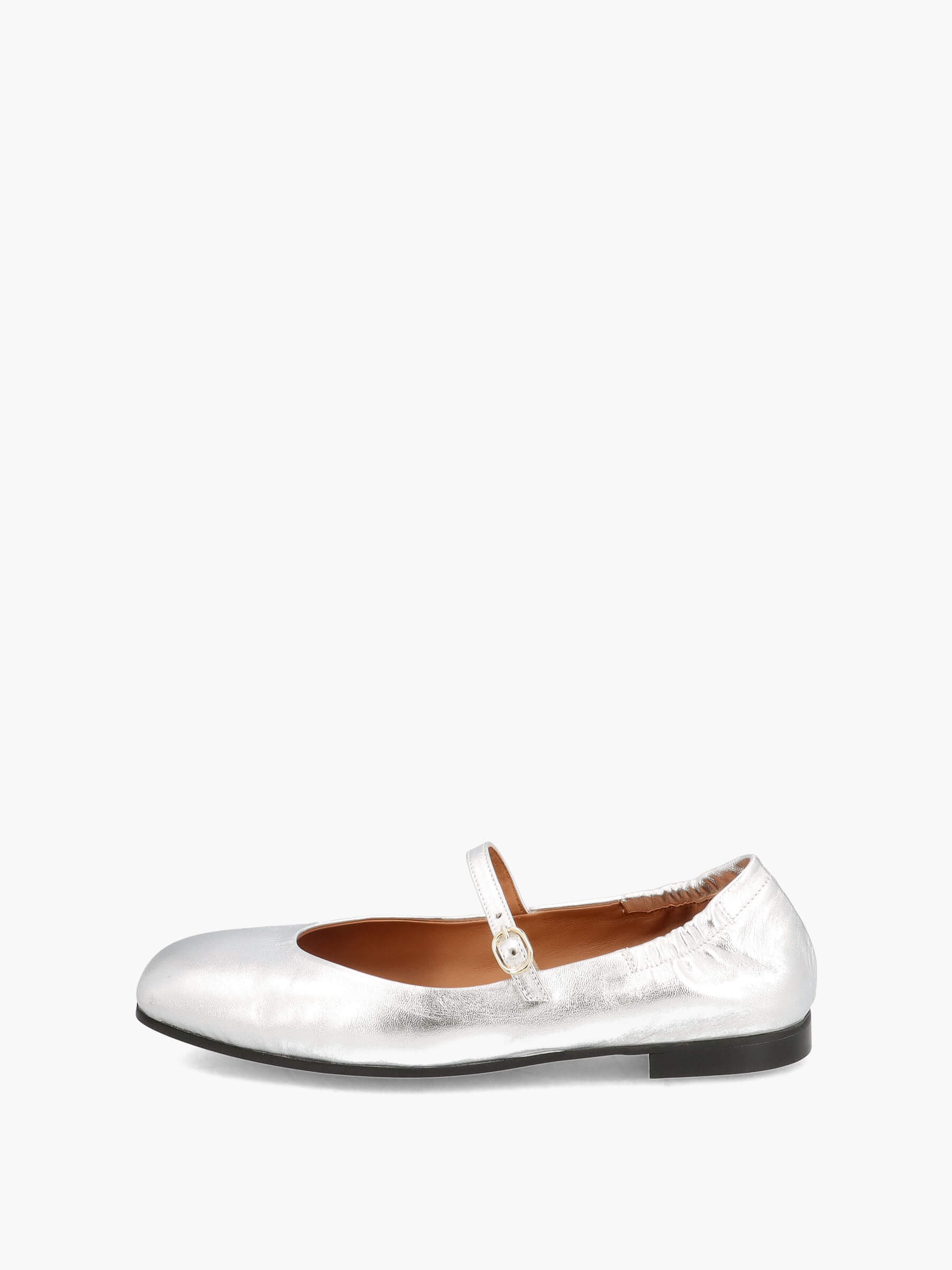 Ballerinas metallic argento, Bekleidung, Schuhwerk, Schuh, Hoher Absatz