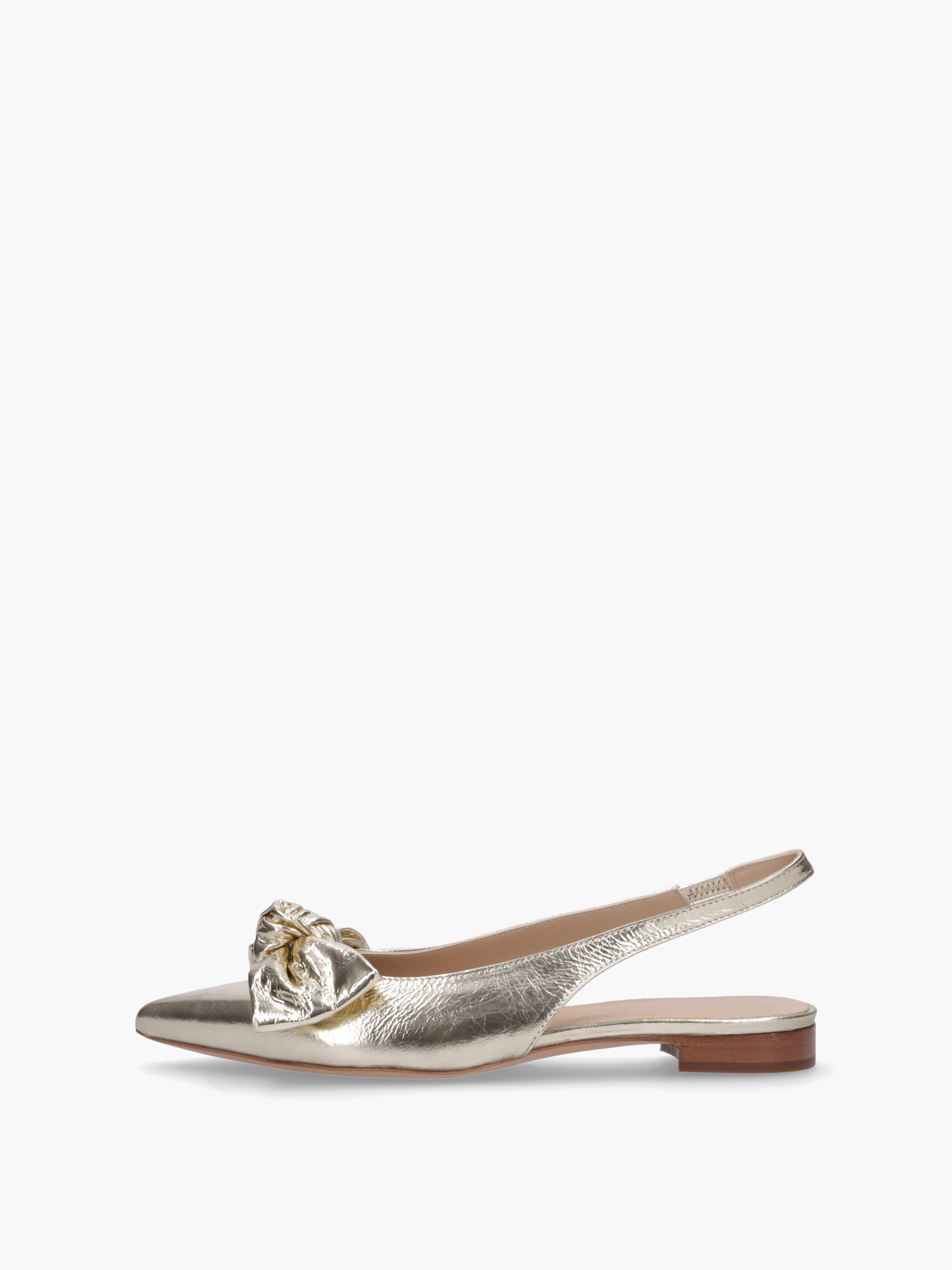 MORIA Metallic-Leder Gold, Bekleidung, Schuhwerk, Sandale, Schuh, Hoher Absatz