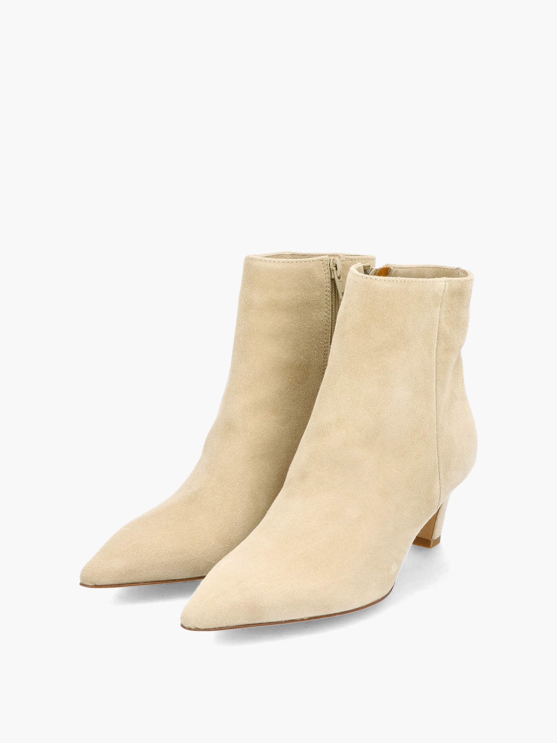 Stiefeletten-beige-50-mm-TM8867B-0010-0030-Thea-Mika_2_BM Stiefeletten beige 50 mm, Bekleidung, Schuhwerk, Schuh, Hoher Absatz