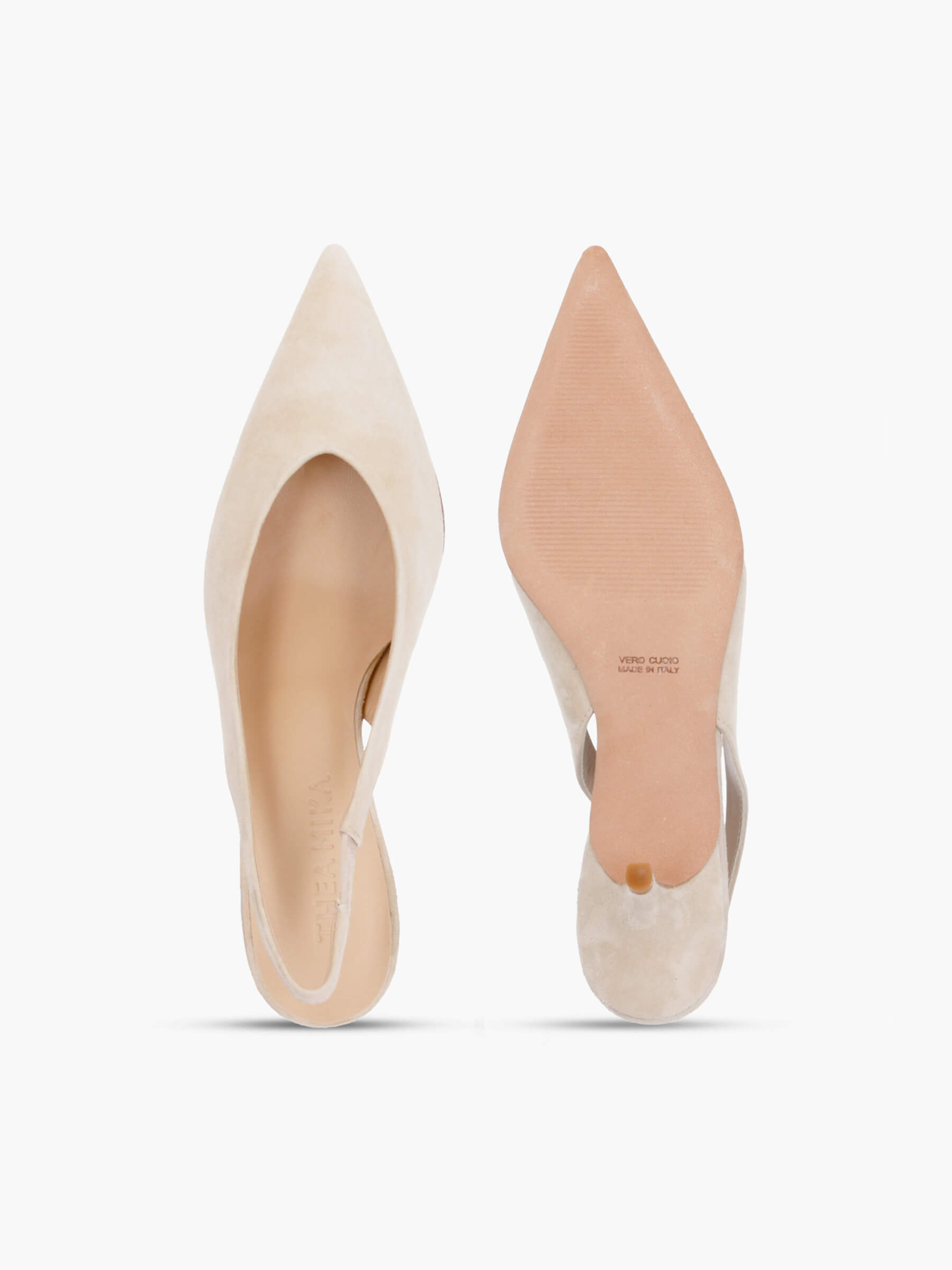 VI Veloursleder Beige, Bekleidung, Schuhwerk, Schuh, Hoher Absatz
