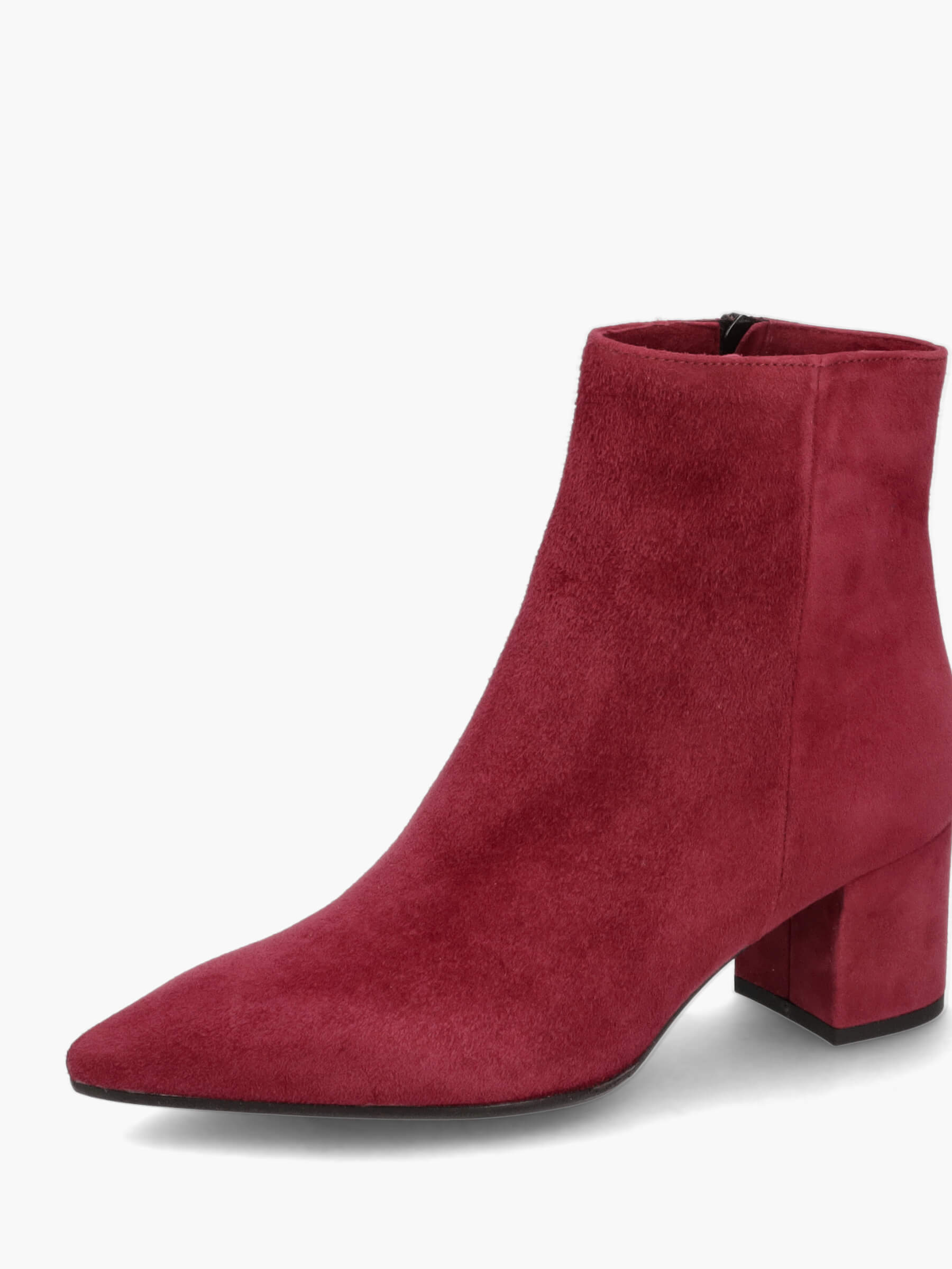 Stiefeletten bordeaux 50 mm, Bekleidung, Schuhwerk, Schuh, Hoher Absatz, Wildleder