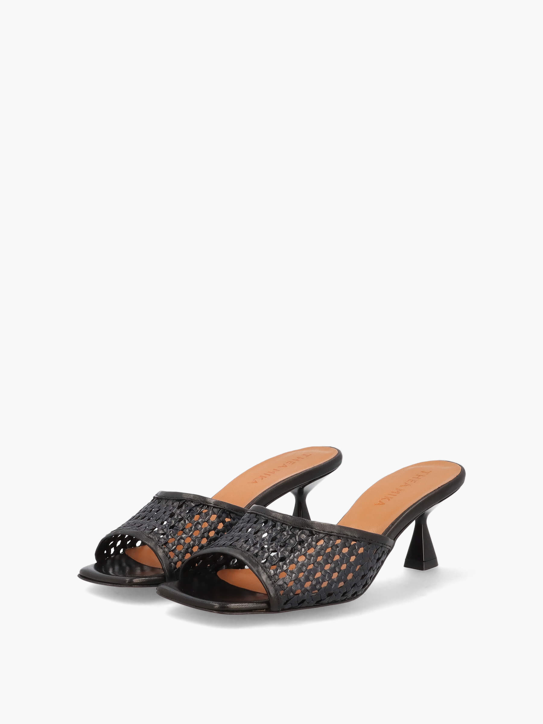 Mules nero 50 mm, Bekleidung, Schuhwerk, Sandale, Schuh, Hoher Absatz