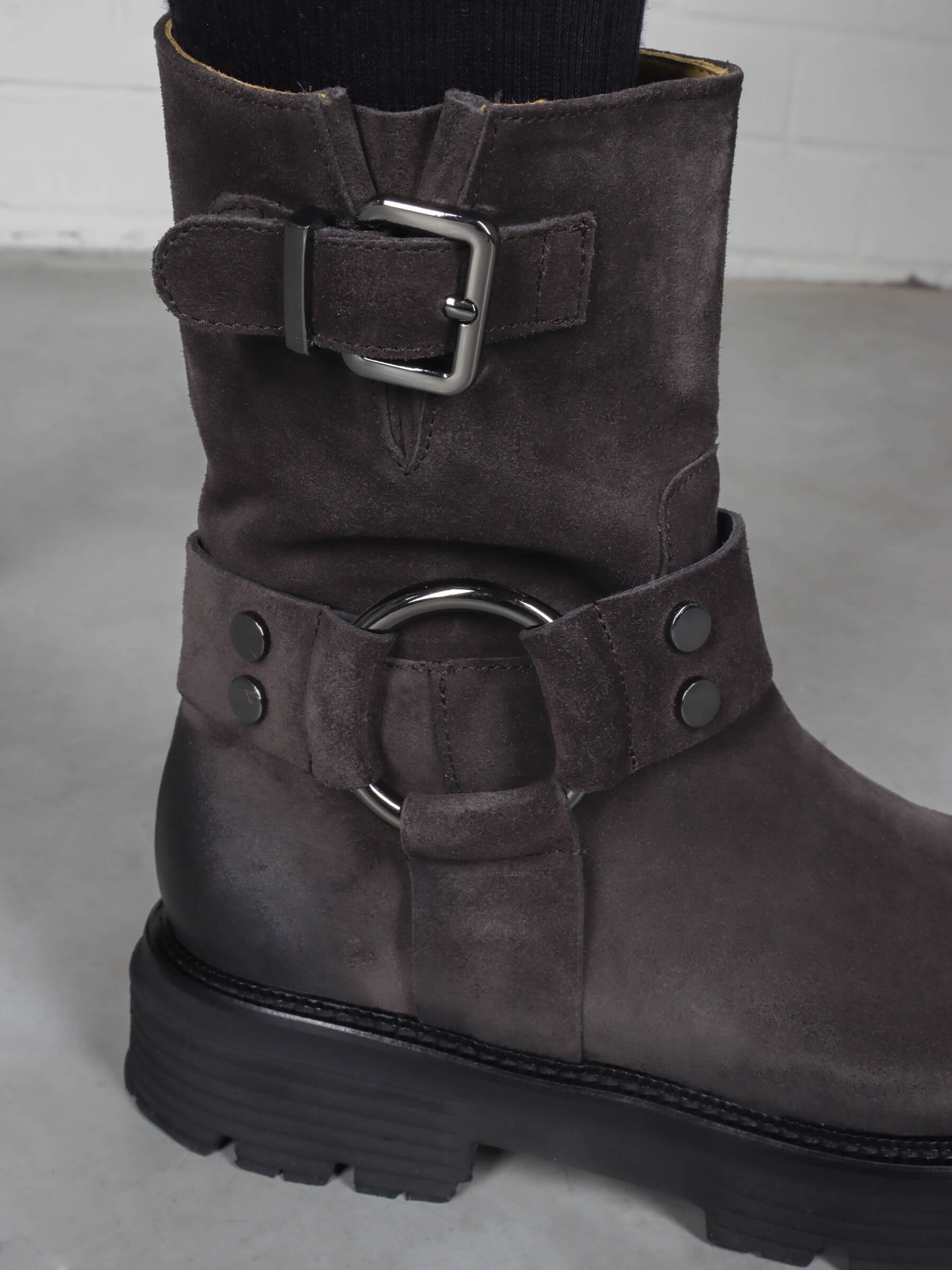 Stiefeletten grau