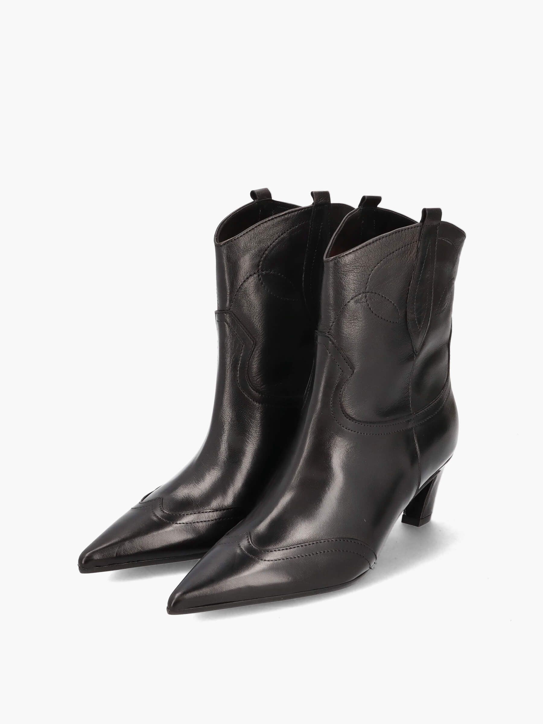 Cowboy Boots schwarz 50 mm, Bekleidung, Schuhwerk, Schuh, Stiefel