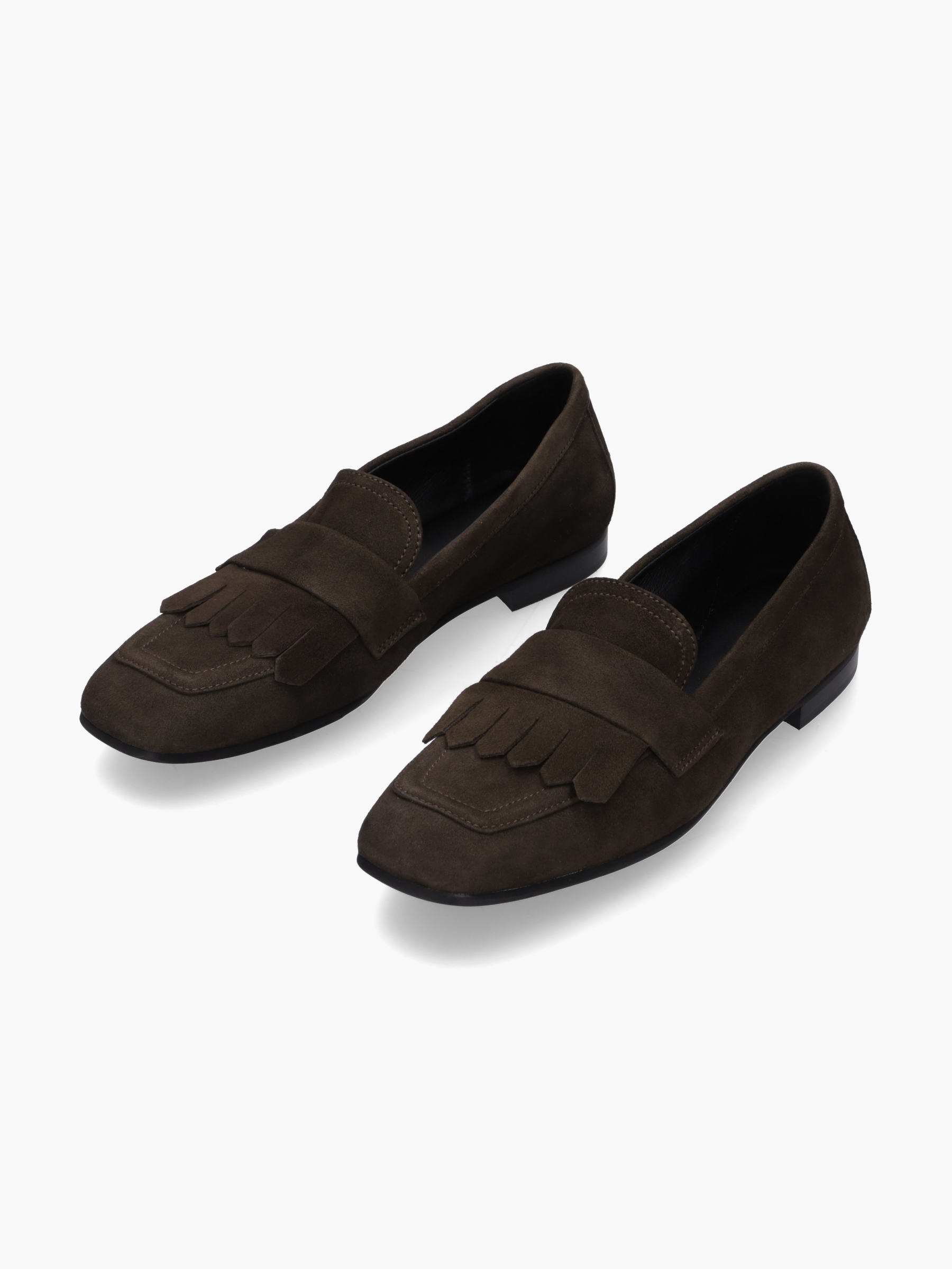 JURAI Veloursleder dunkelbraun