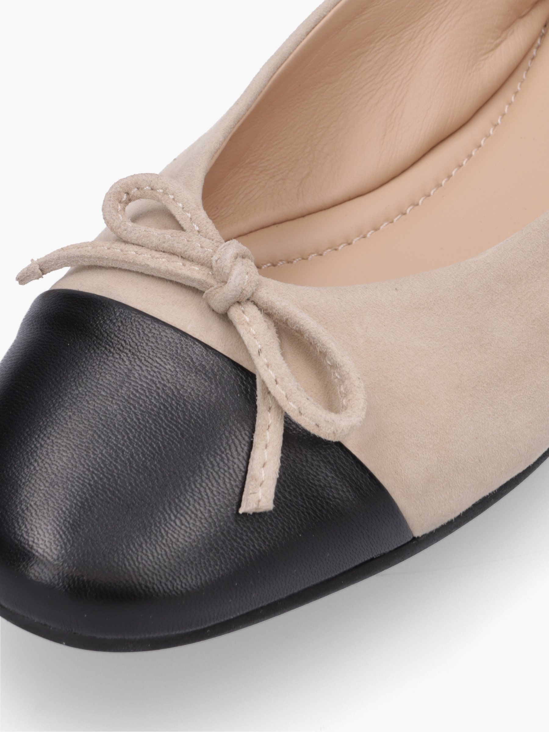 BAHAN Leder Kombi Schwarz/Beige, Bekleidung, Schuhwerk, Schuh, Sneaker, Hoher Absatz