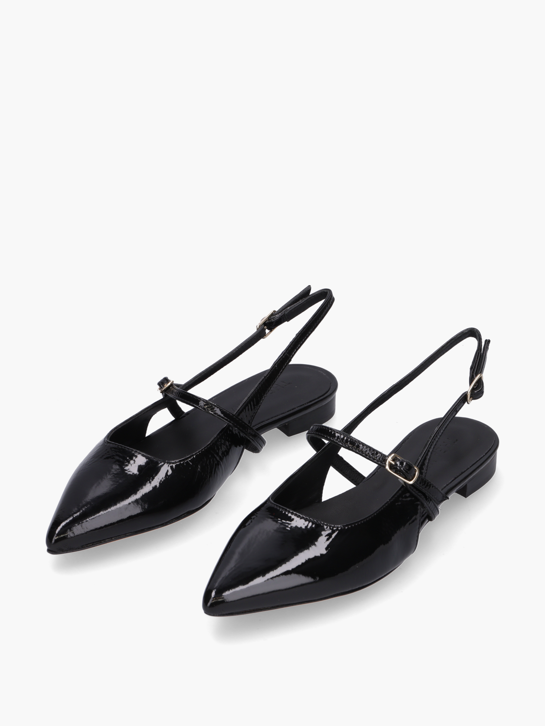 MEGUMI Lackleder Schwarz, Bekleidung, Schuhwerk, Sandale, Schuh, Hoher Absatz
