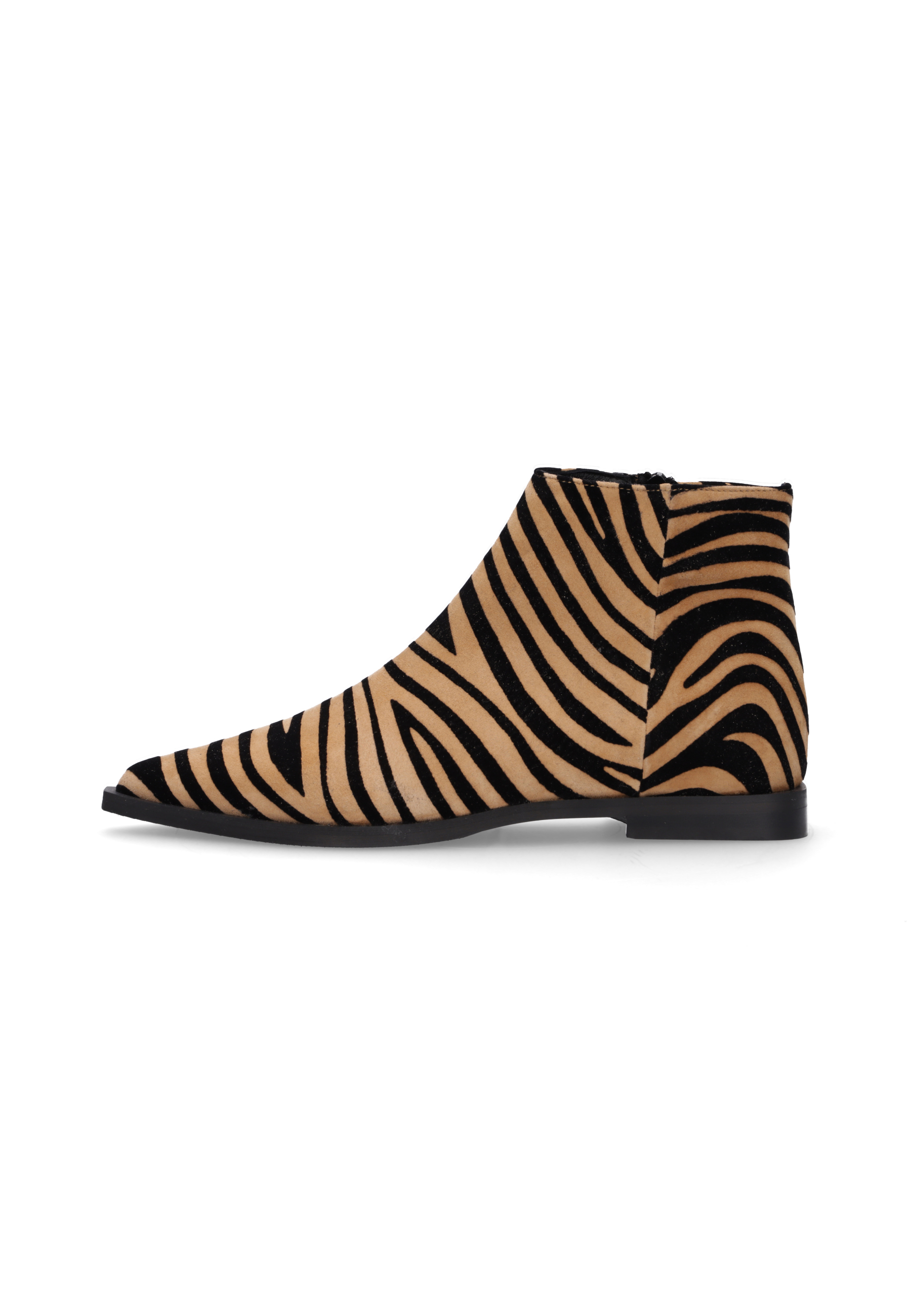 MIOKI Veloursleder Zebra, Bekleidung, Schuhwerk, Schuh, Sneaker, Wildleder