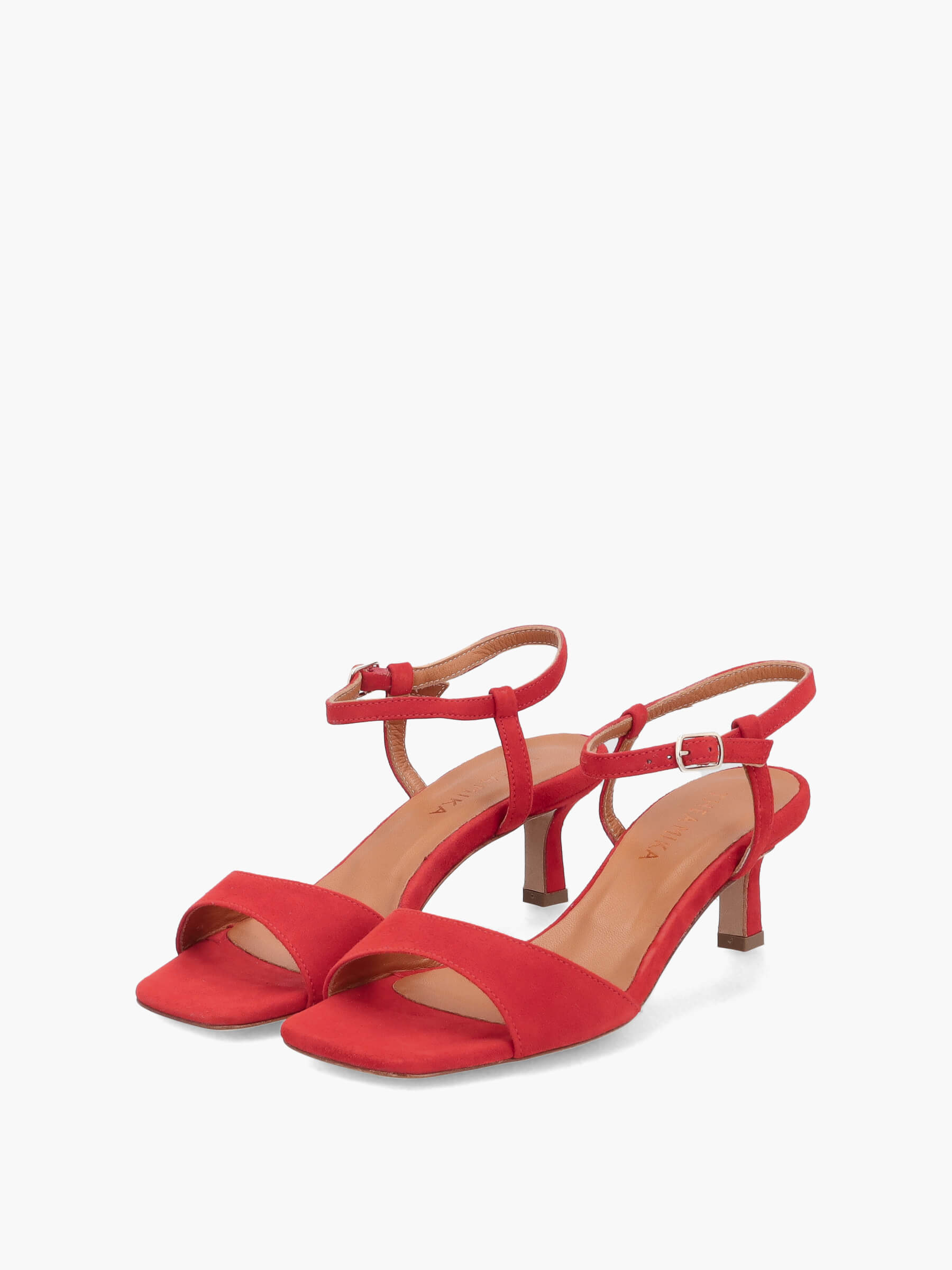 Sandalen rot 50 mm, Bekleidung, Schuhwerk, Sandale, Schuh, Hoher Absatz