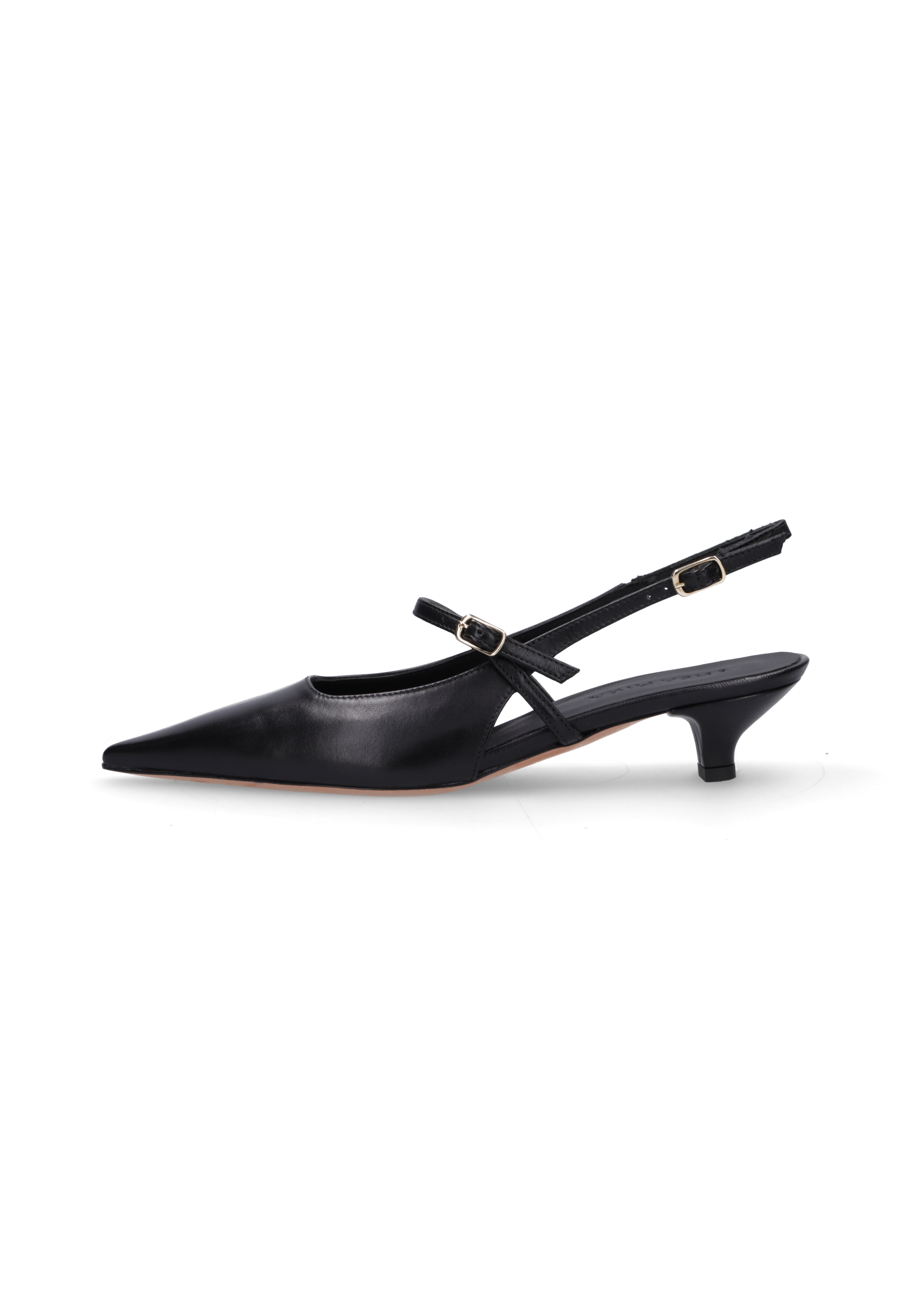 VERA Glattleder schwarz, Schuhwerk, Sandale, Schuh, Hoher Absatz, Riemen