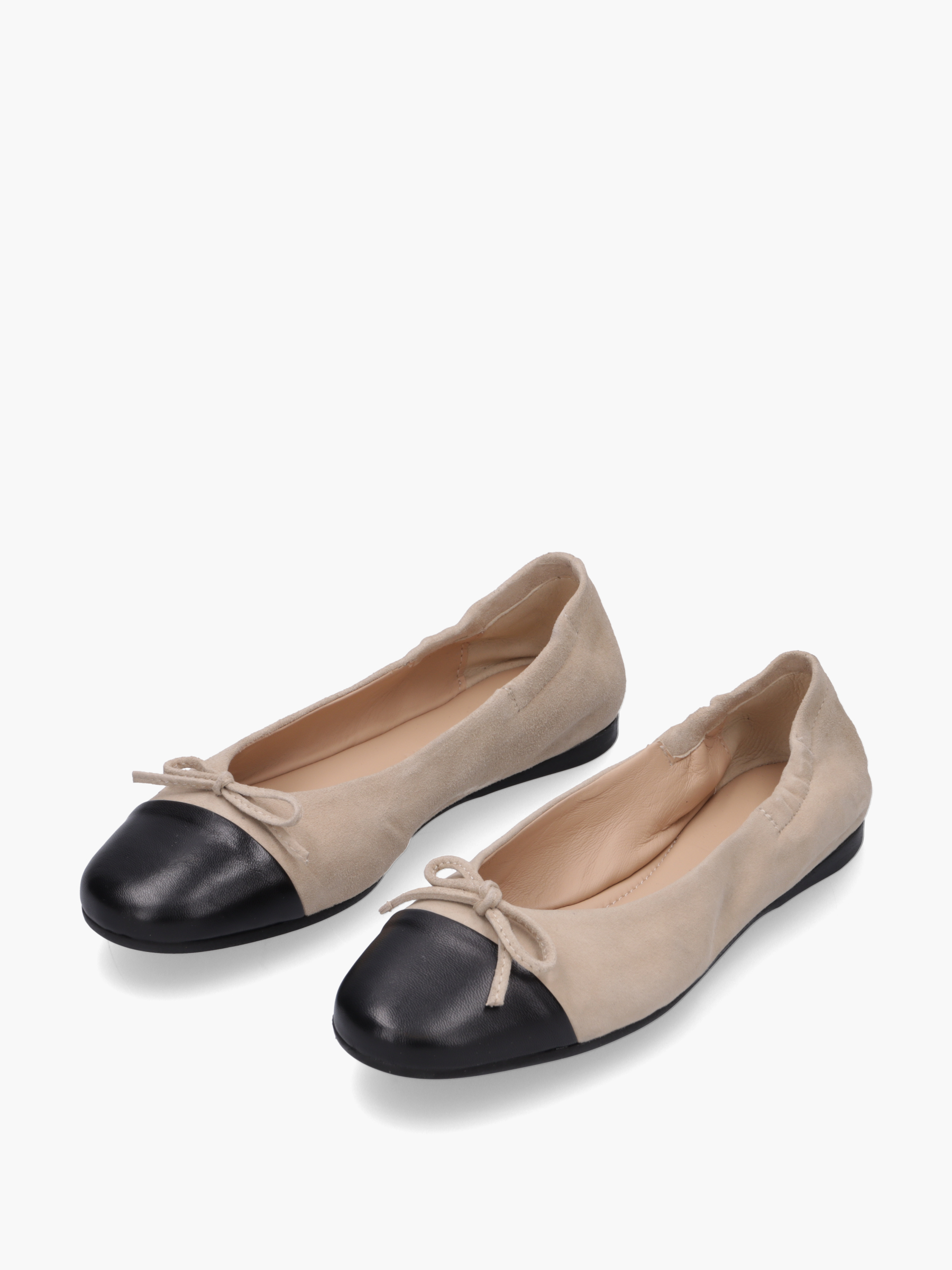 BAHAN Leder Kombi Schwarz/Beige, Bekleidung, Schuhwerk, Schuh, Sneaker, Hoher Absatz