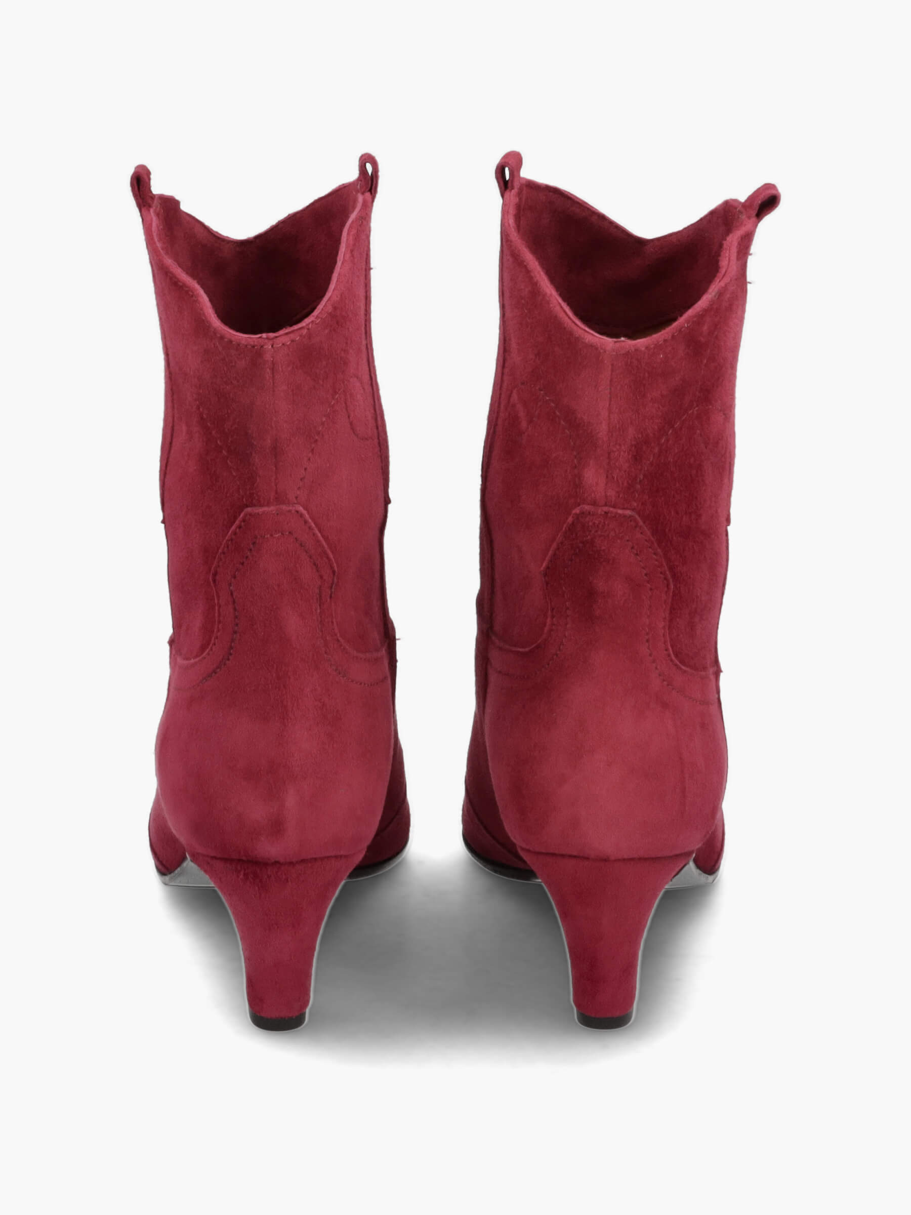 Cowboy boots bordeaux 50 mm, Wildleder, Kleidung, Schuhwerk, Schuh, Hoher Absatz