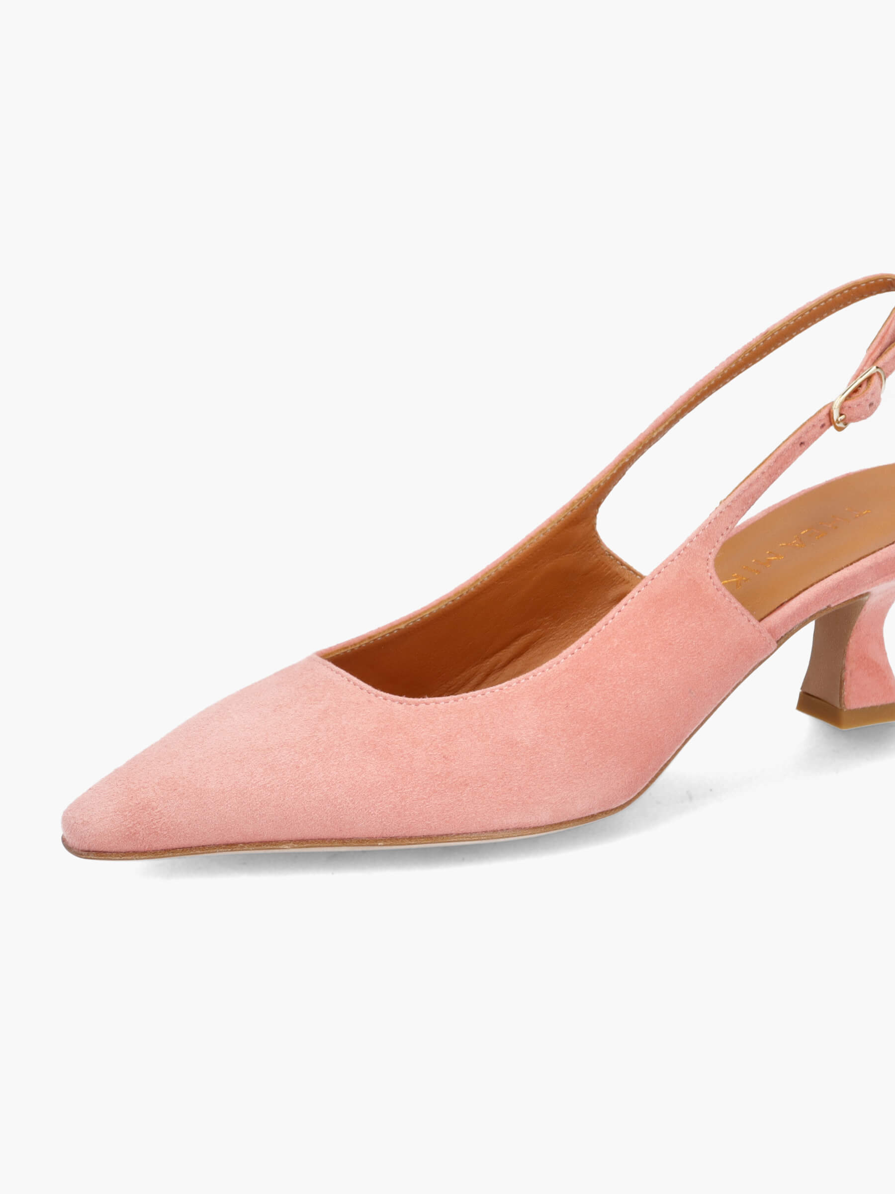 Slingpumps rosa 50 mm, Bekleidung, Schuhwerk, Schuh, Hoher Absatz, Sandale