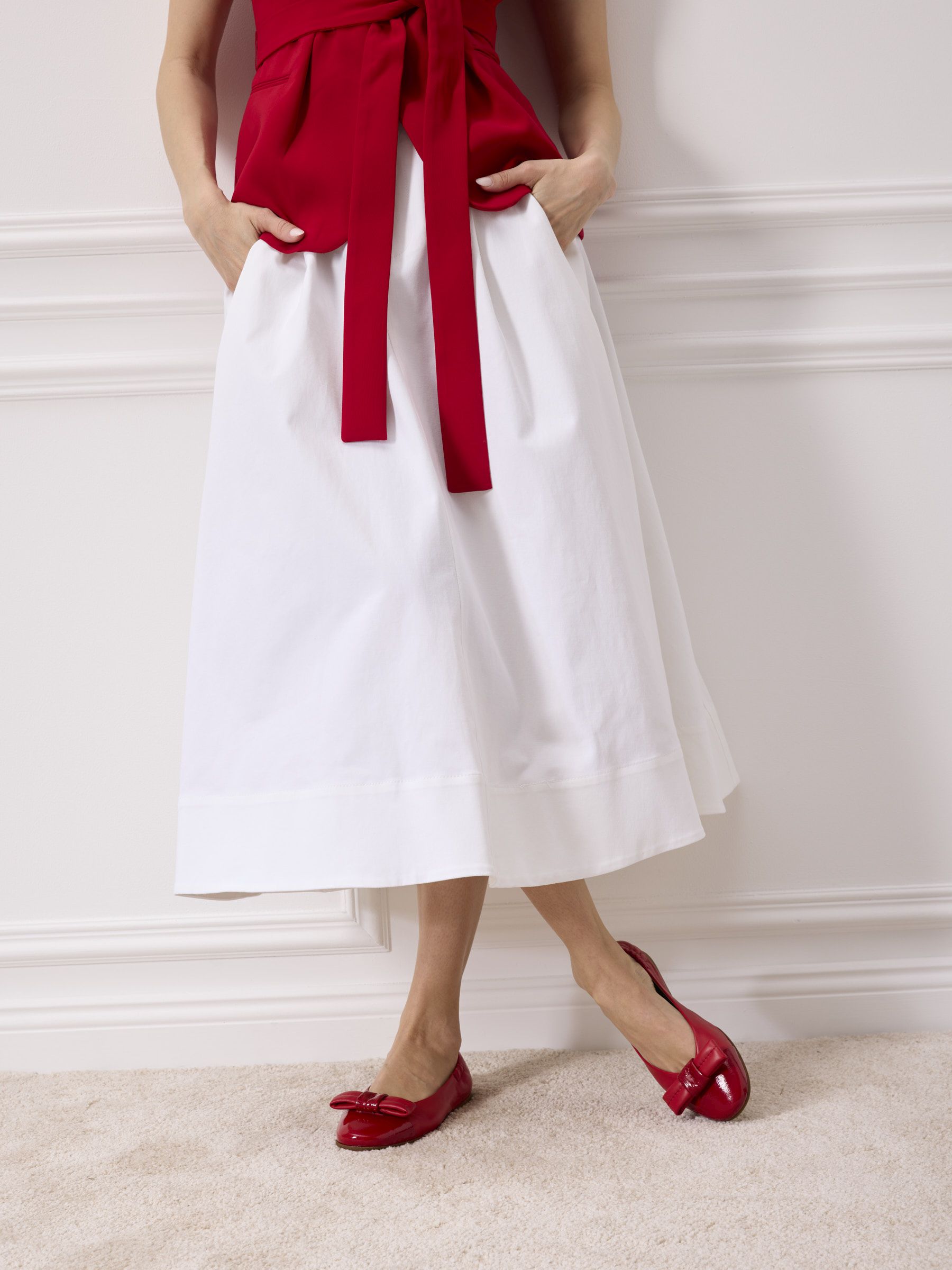 BINH Leder Kombi Rot, Schuhwerk, Schuh, Hoher Absatz, Rock, Person