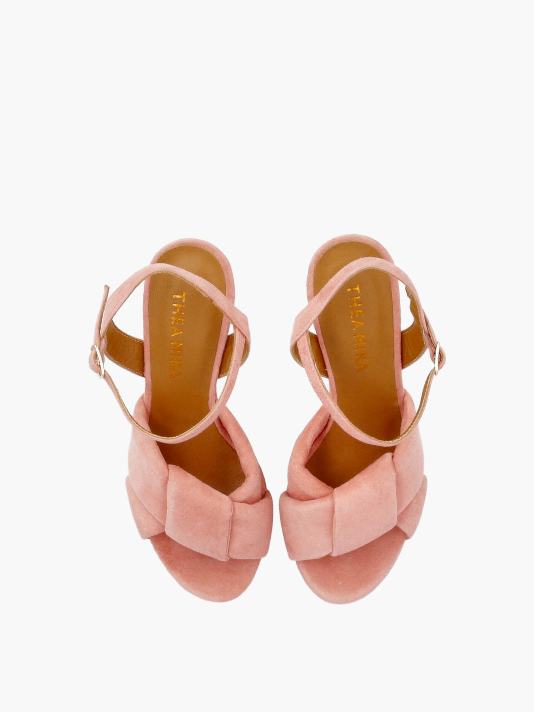 Plateau-Sandalen corallo 100 mm, Bekleidung, Schuhwerk, Sandale, Schuh, Hoher Absatz