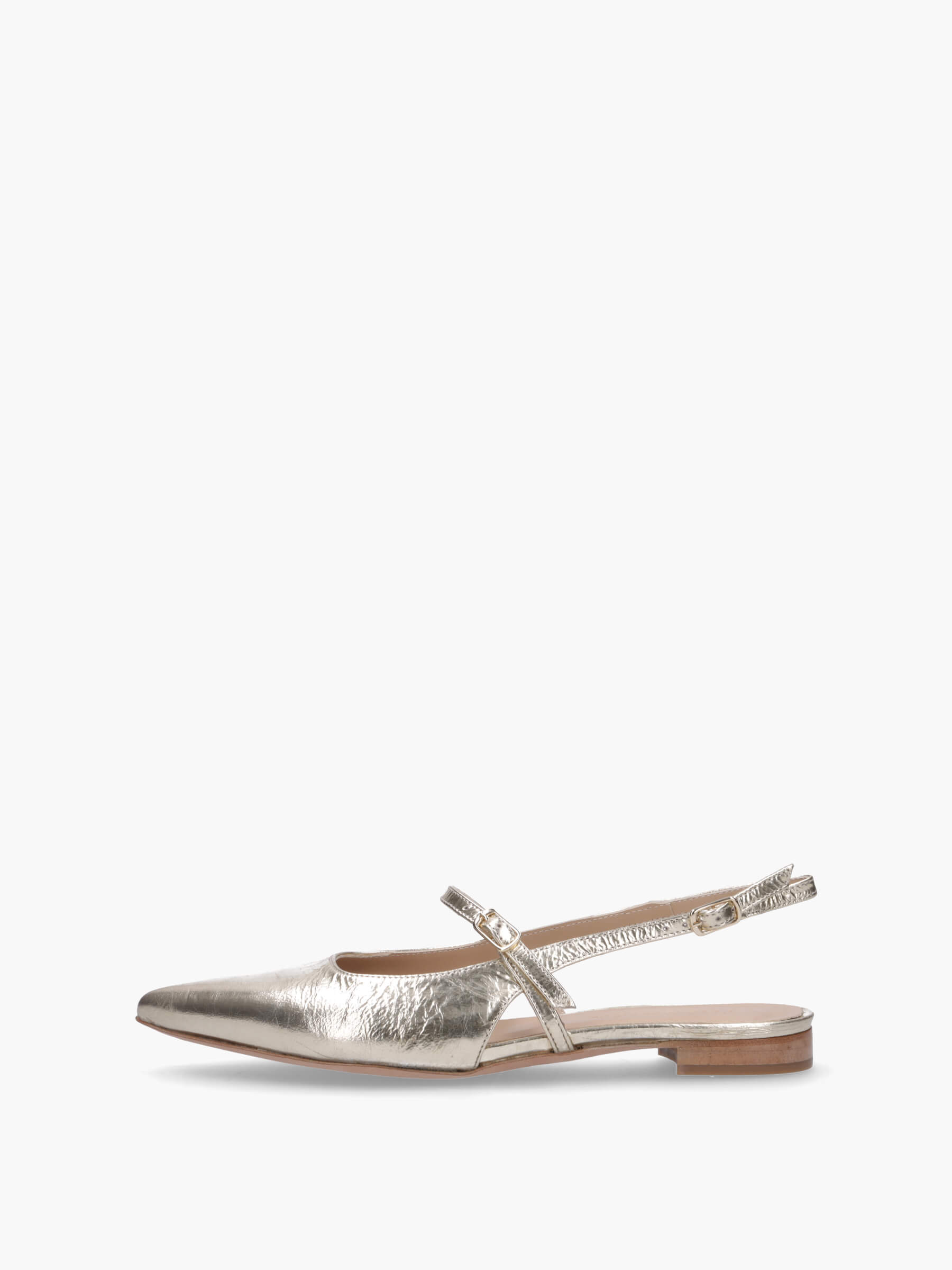 MEGUMI Metallic-Leder Gold, Bekleidung, Schuhwerk, Sandale, Schuh, Hoher Absatz