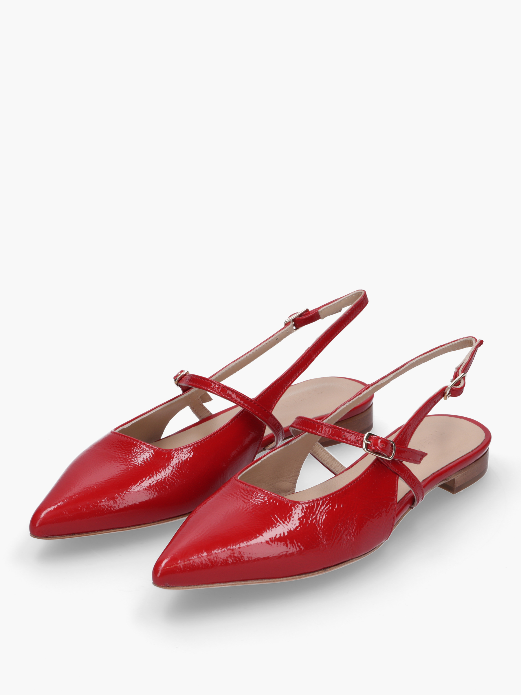 MEGUMI Lackleder Rot, Bekleidung, Schuhwerk, Schuh, Sandale, Hoher Absatz