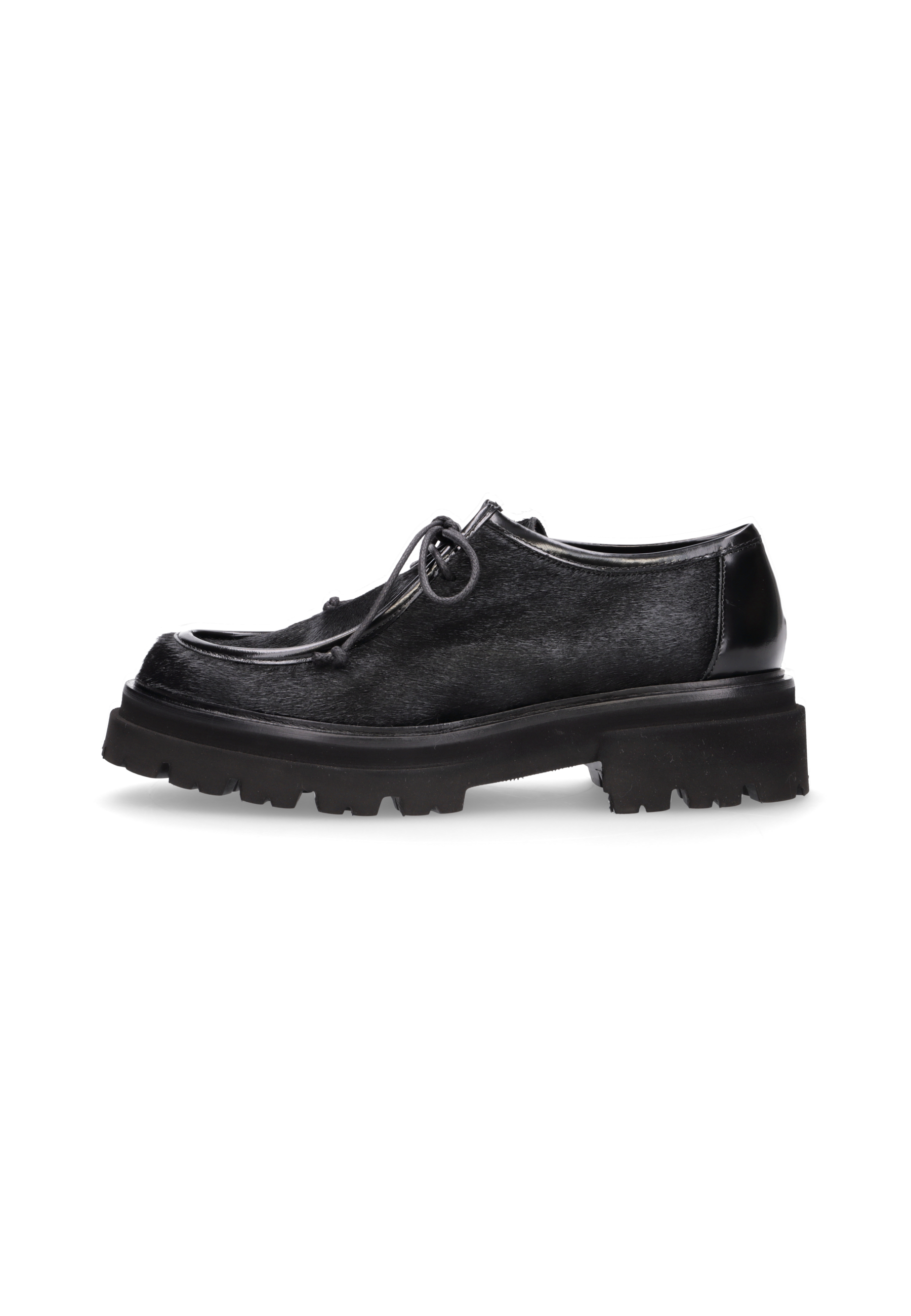 CHIEKO Kuhfell Schwarz, Bekleidung, Schuhwerk, Schuh, Sneaker, Wildleder
