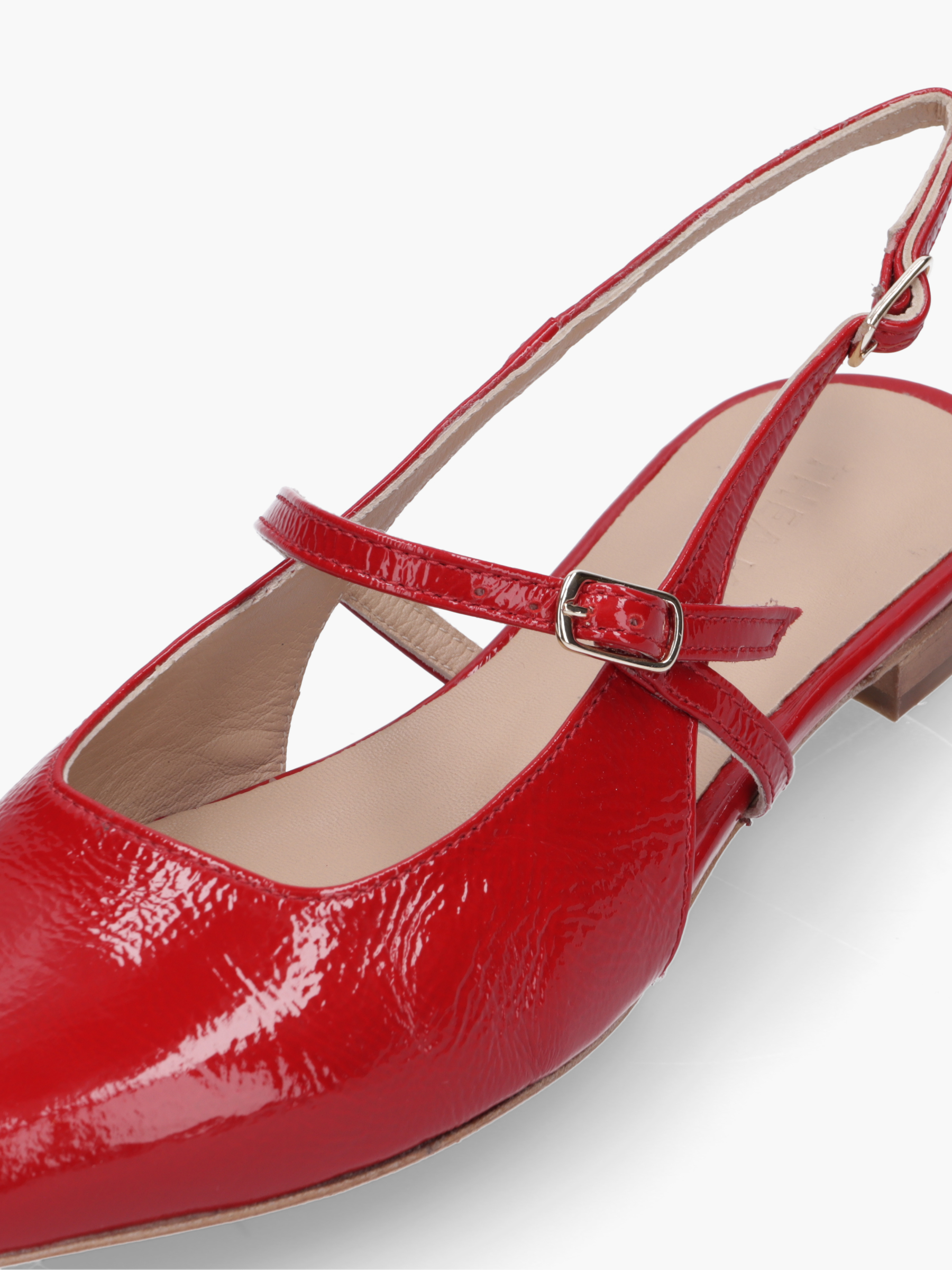 MEGUMI Lackleder Rot, Bekleidung, Schuhwerk, Schuh, Sandale, Hoher Absatz