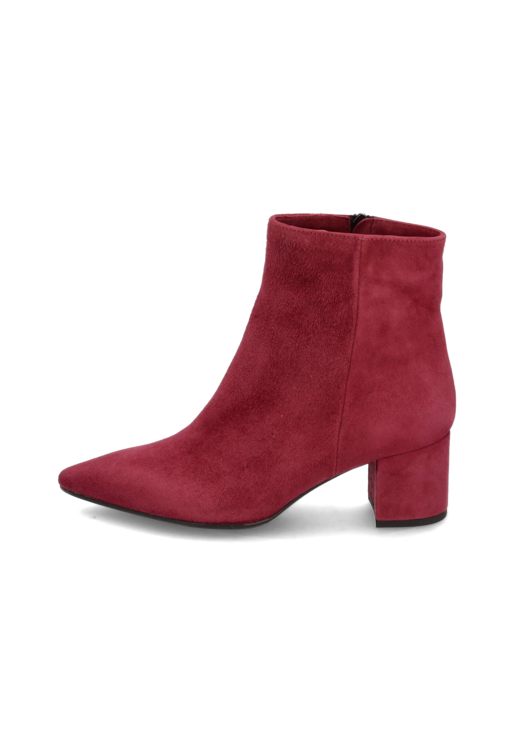 Stiefeletten bordeaux 50 mm, Wildleder, Kleidung, Schuhwerk, Schuh, Hoher Absatz