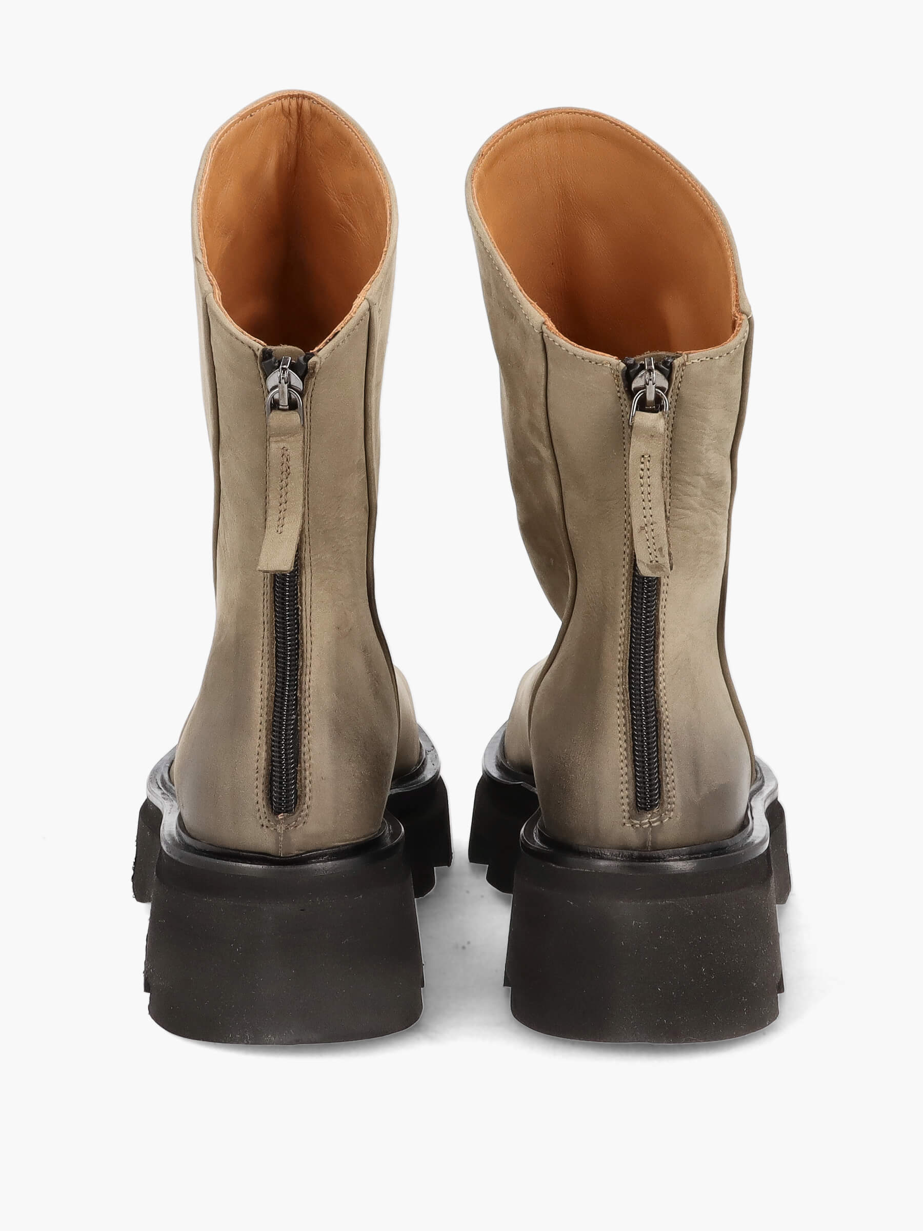 Plateau Boots kaki, Bekleidung, Schuhwerk, Schuh, Stiefel