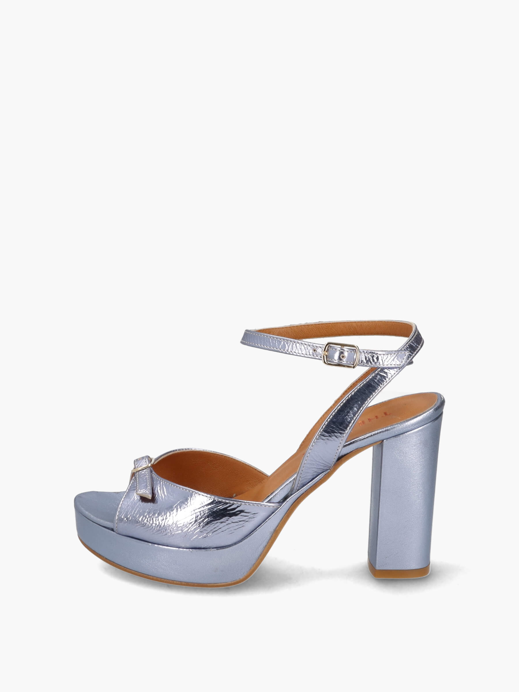 Plateau-Sandalen blau 100 mm, Bekleidung, Schuhwerk, Schuh, Hoher Absatz, Sandale