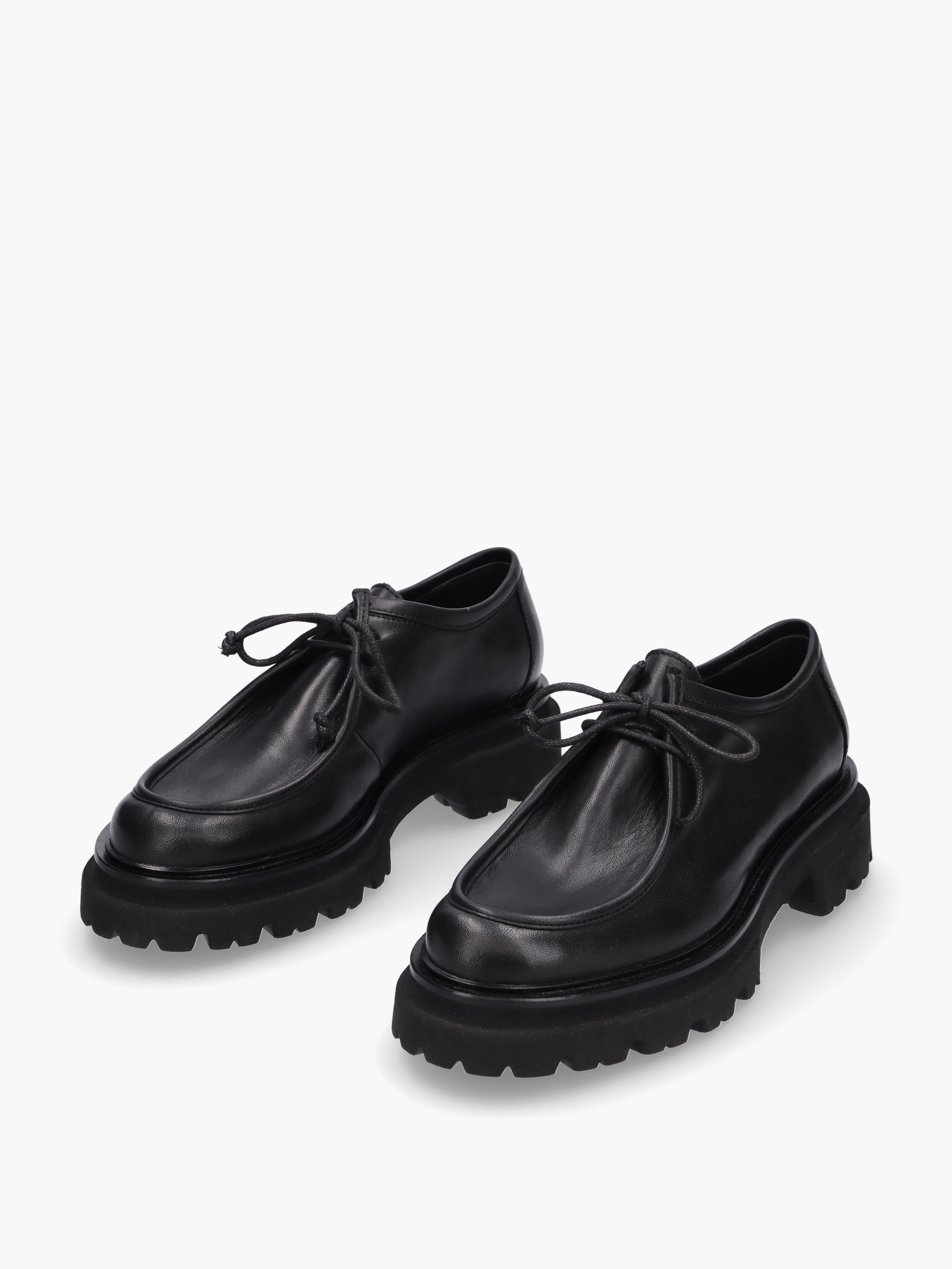 CHIEKO Glattleder Schwarz, Bekleidung, Schuhwerk, Schuh, Sneaker