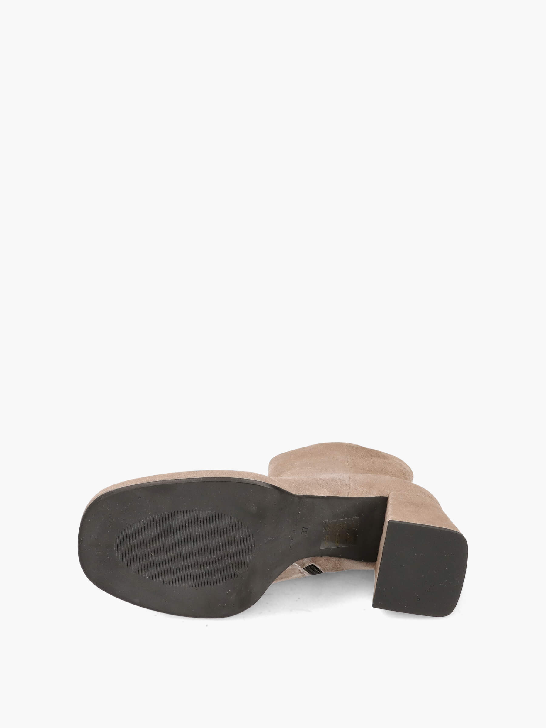 Plateau-Stiefeletten hellbraun 85 mm, Bekleidung, Schuhwerk, Schuh, Sandale