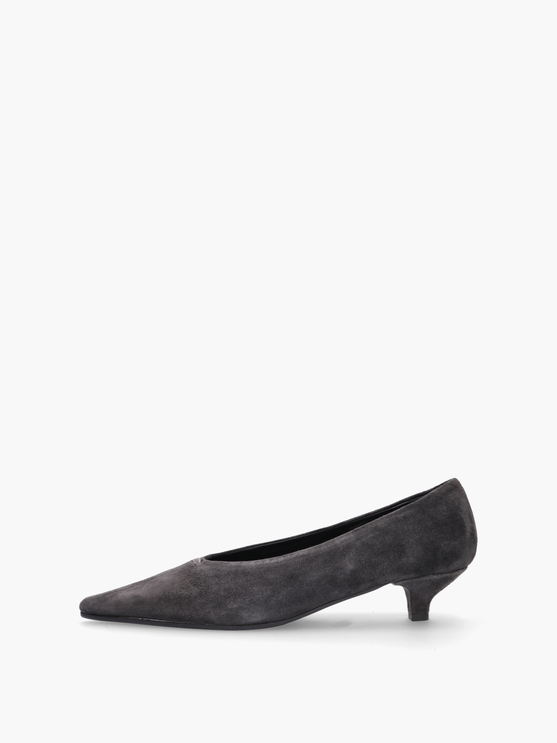 VESTA Veloursleder Grau, Wildleder, Kleidung, Schuhwerk, Hoher Absatz, Schuh