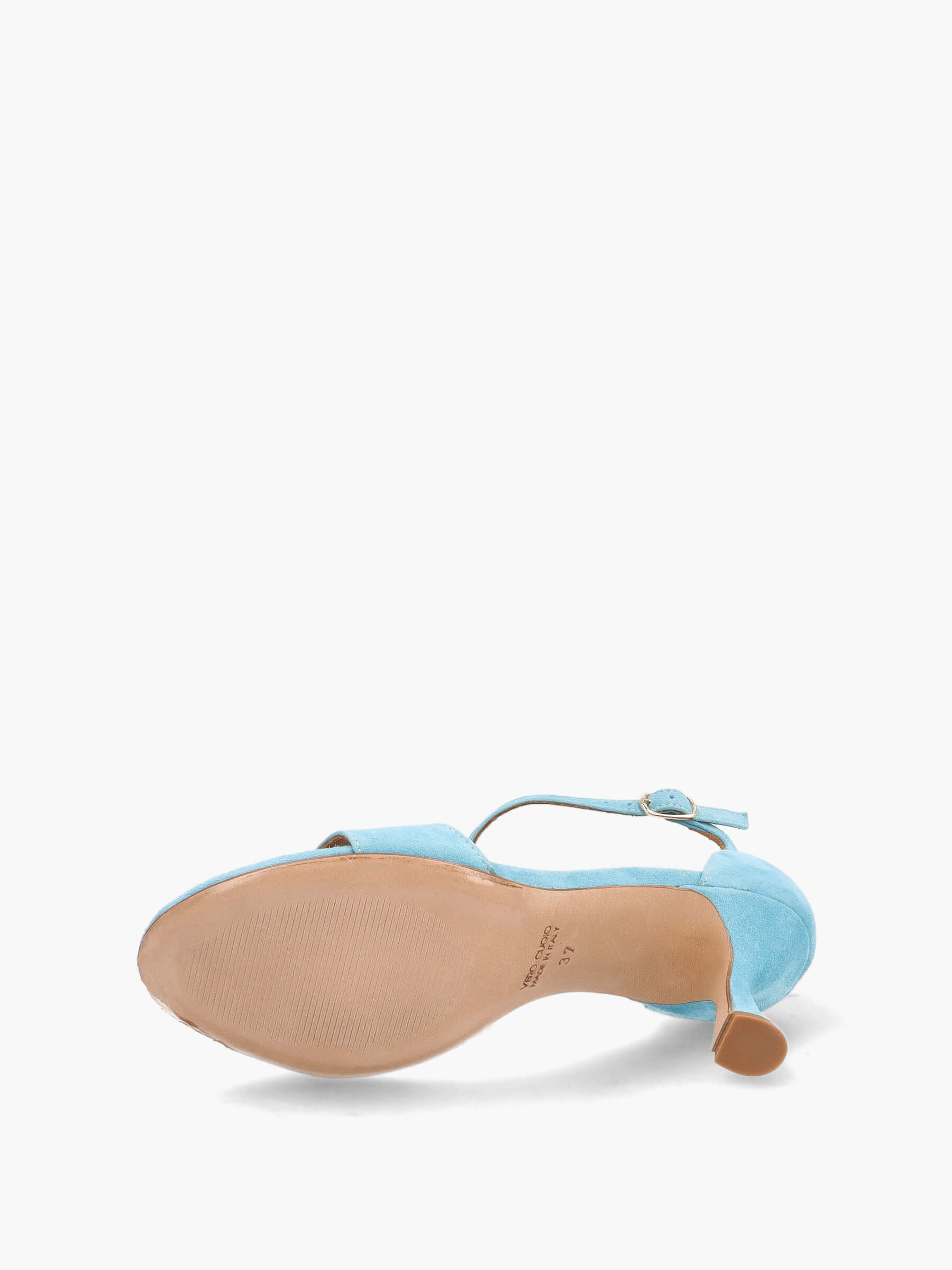 Riemchen-Sandalen turchese 70 mm, Bekleidung, Schuhwerk, Sandale, Schuh