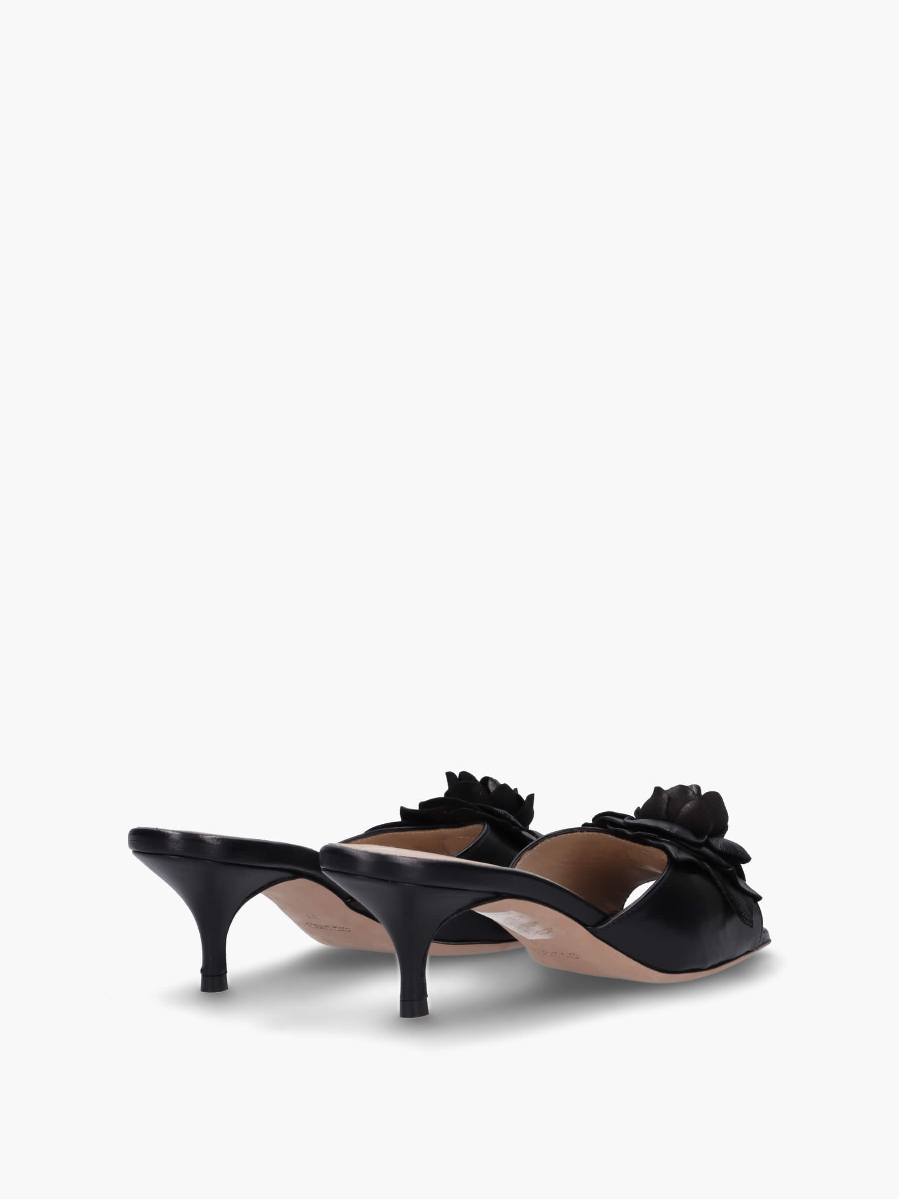 GANKO Glattleder Schwarz, Bekleidung, Schuhwerk, Schuh, Hoher Absatz, Sandale