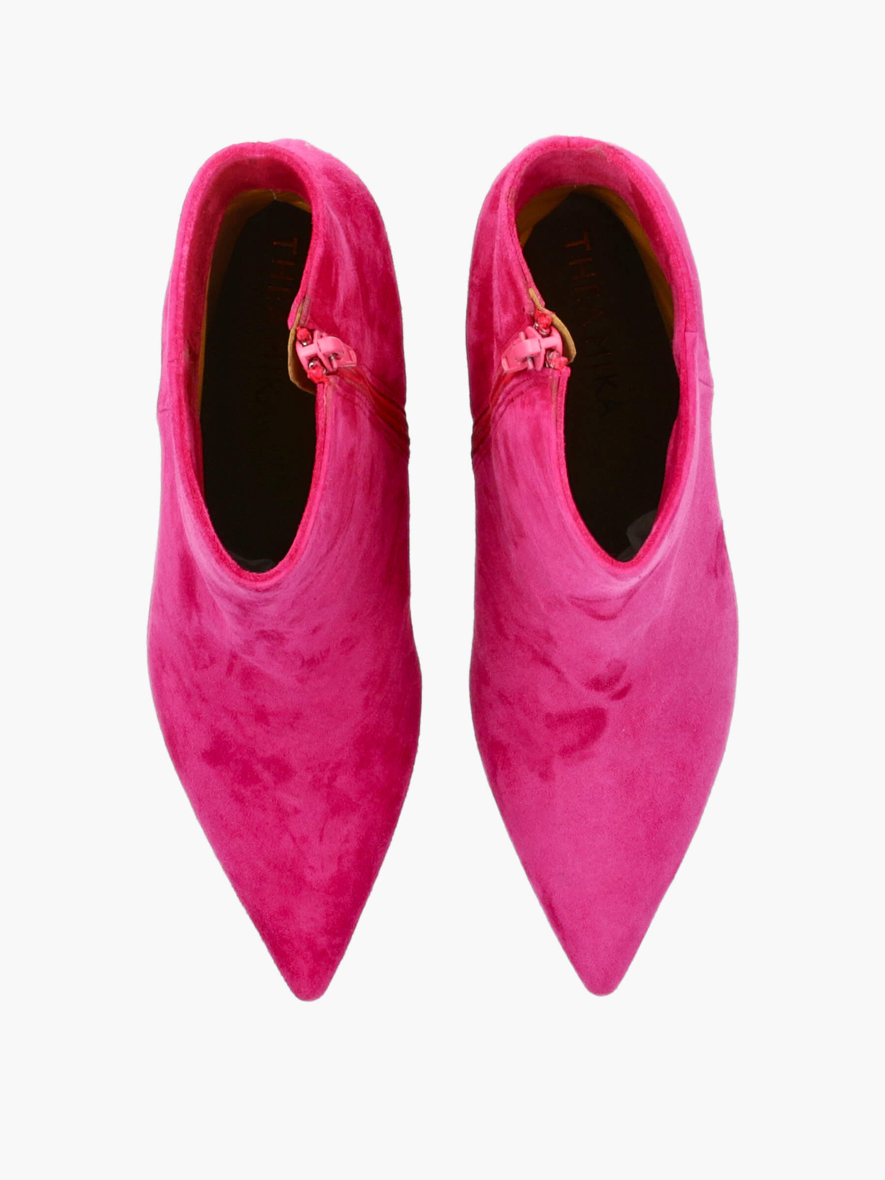 Stiefeletten fuxia 70 mm, Bekleidung, Schuhwerk, Schuh, Wildleder