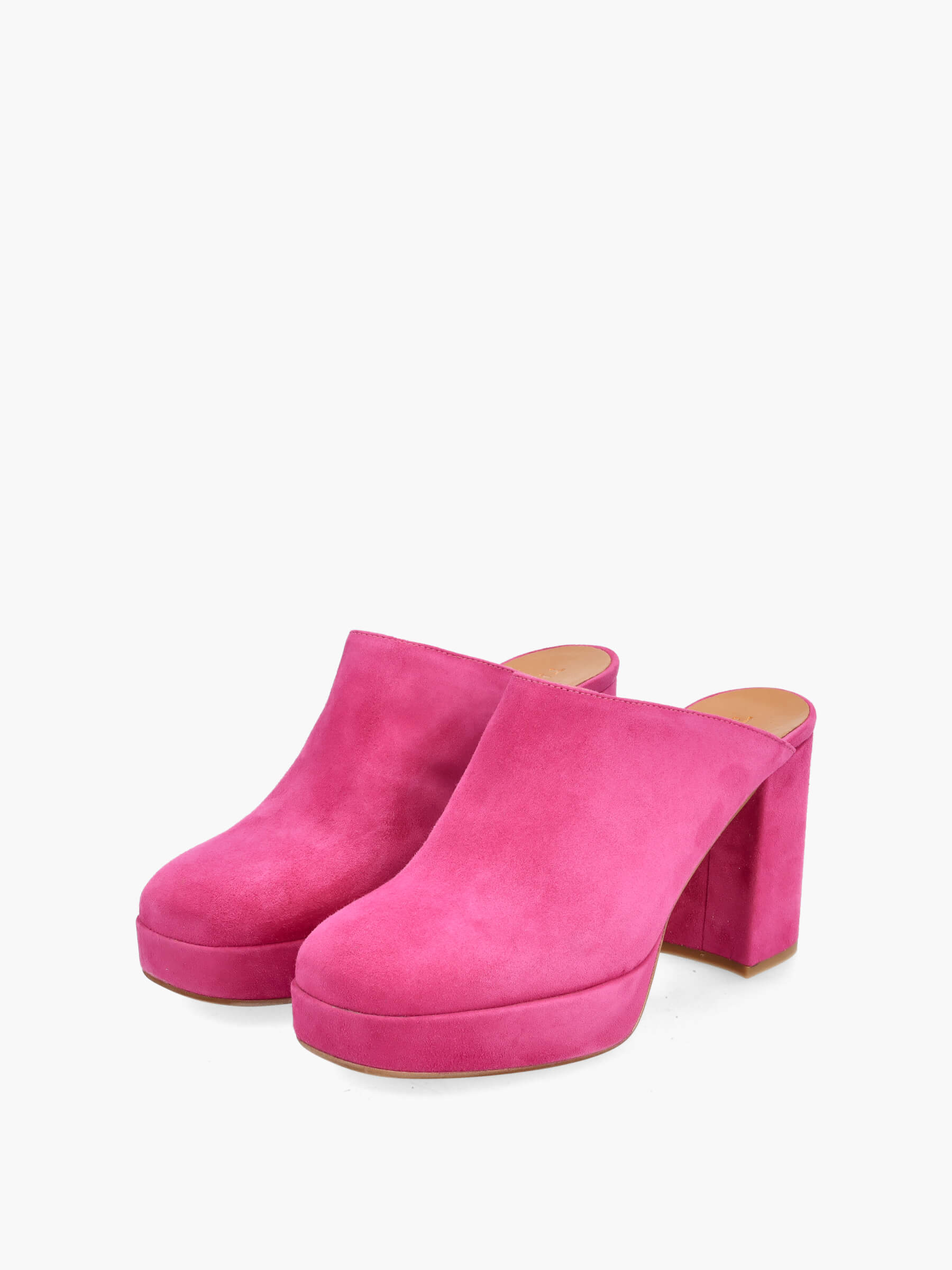 Clogs fuxia, Bekleidung, Schuhwerk, Schuh, Hoher Absatz, Holzschuhe