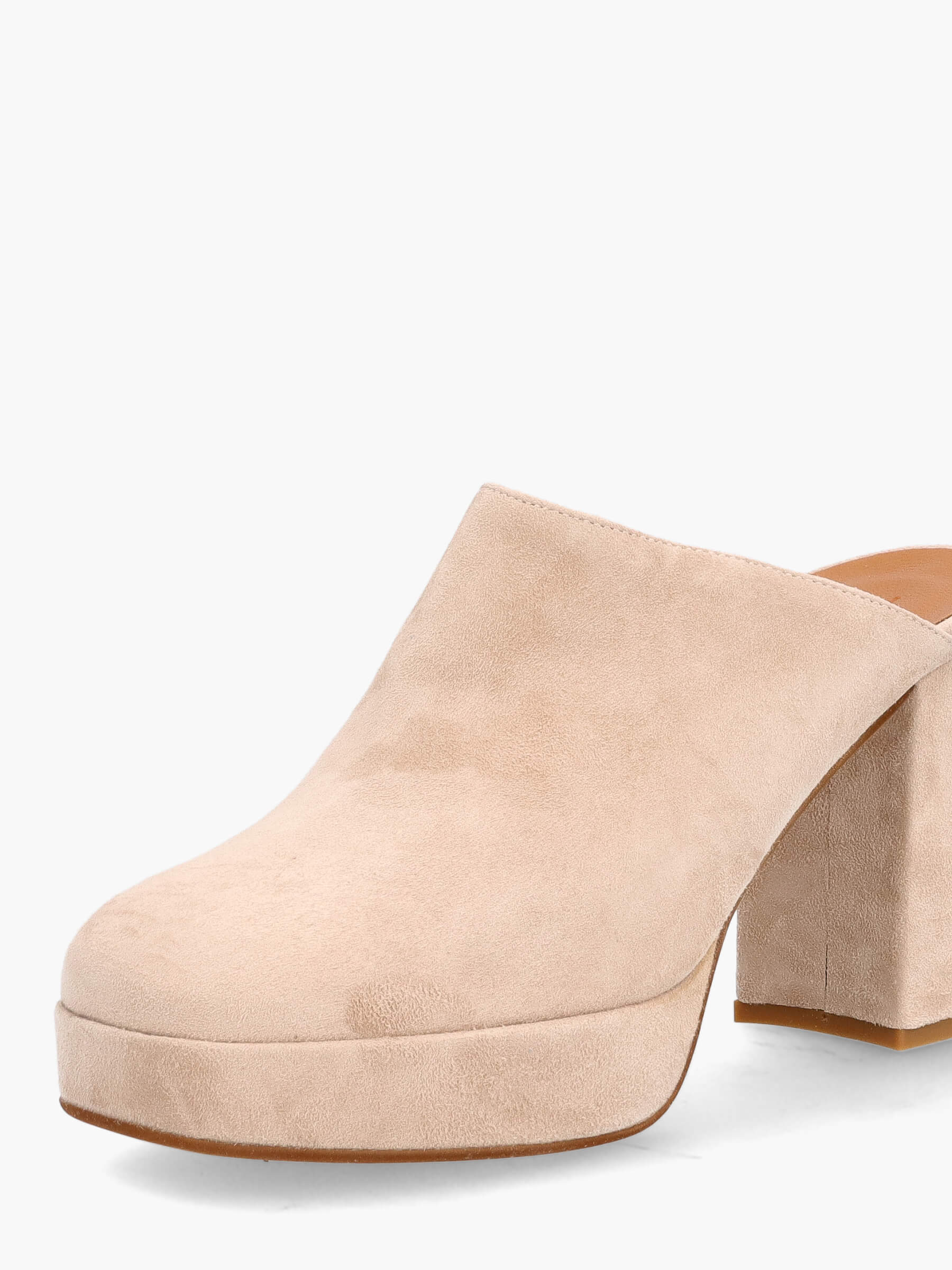 Clogs ecru, Bekleidung, Schuhwerk, Schuh, Hoher Absatz, Holzschuhe