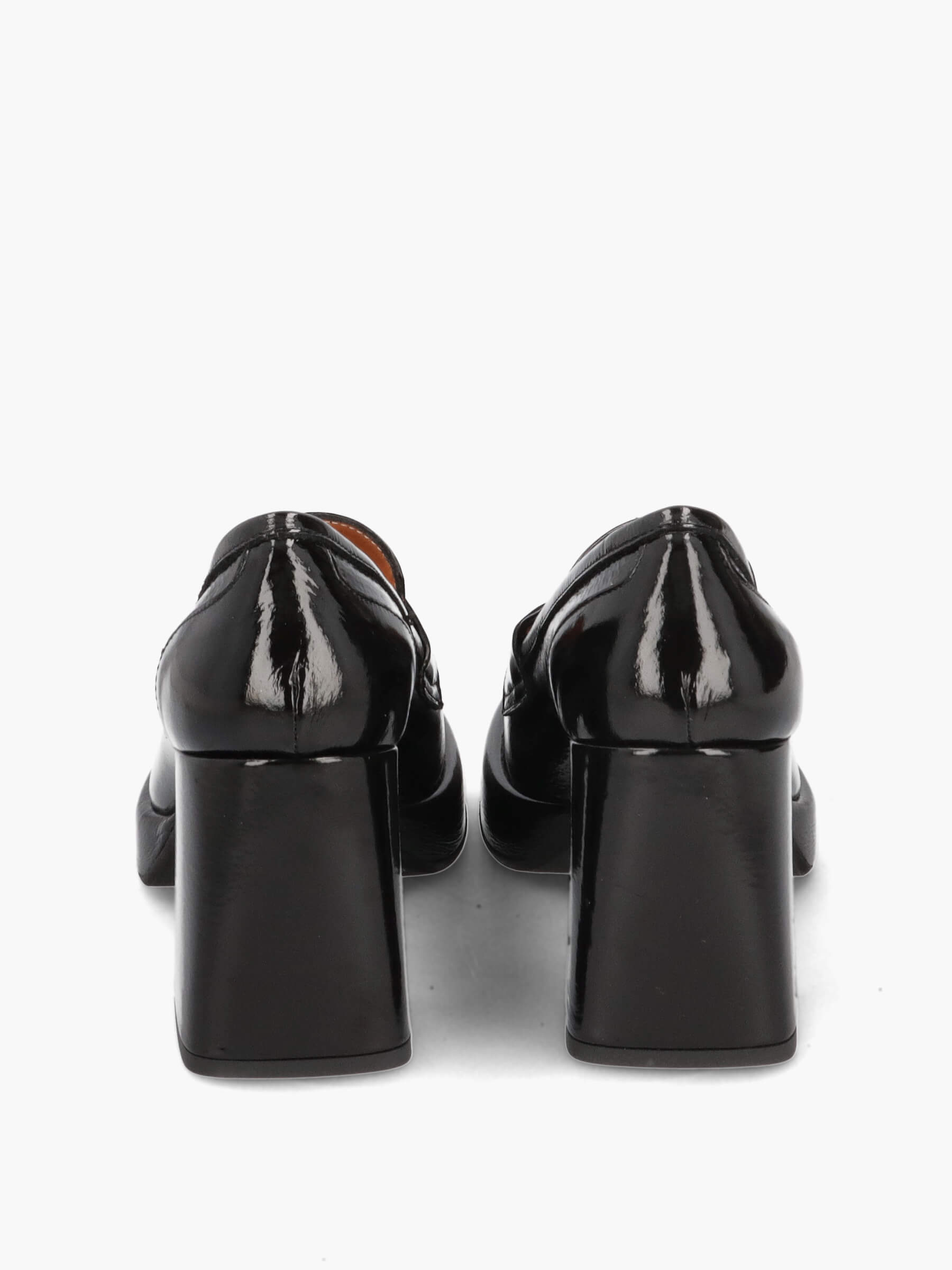 Penny-Loafer schwarz 85 mm, Bekleidung, Schuhwerk, Schuh, Hoher Absatz